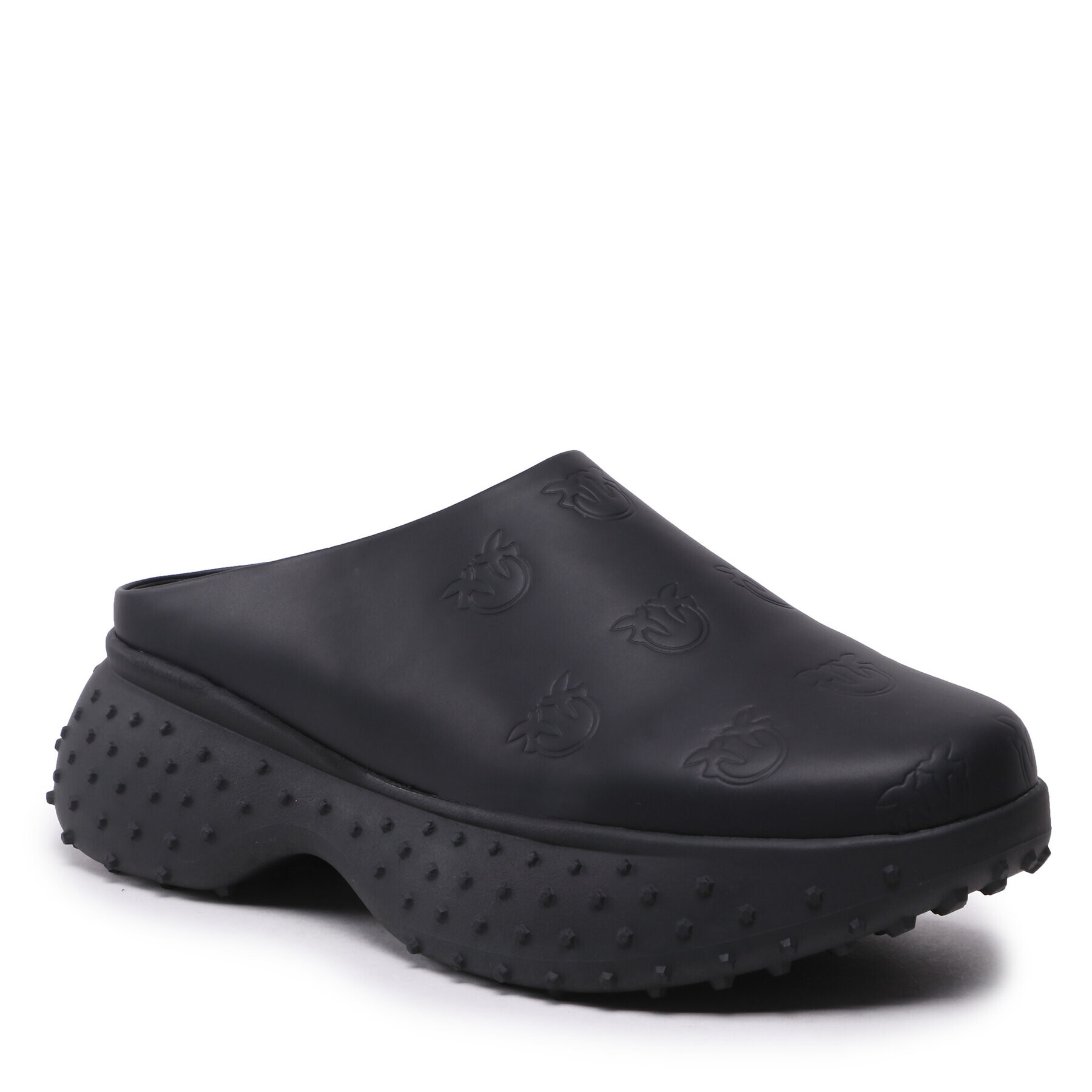 Pinko Șlapi Stefie Clog Pelle 100878 A0RF Negru - Pled.ro