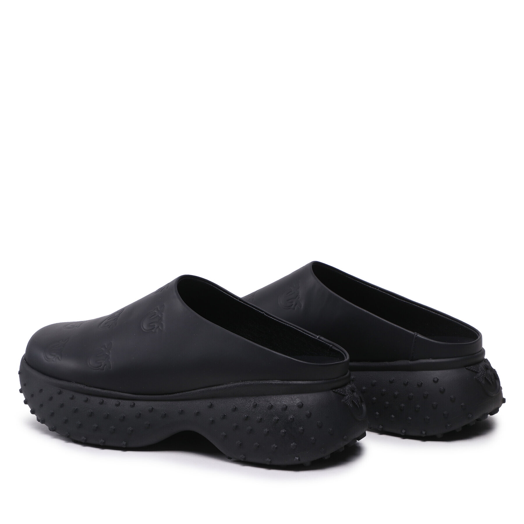 Pinko Șlapi Stefie Clog Pelle 100878 A0RF Negru - Pled.ro