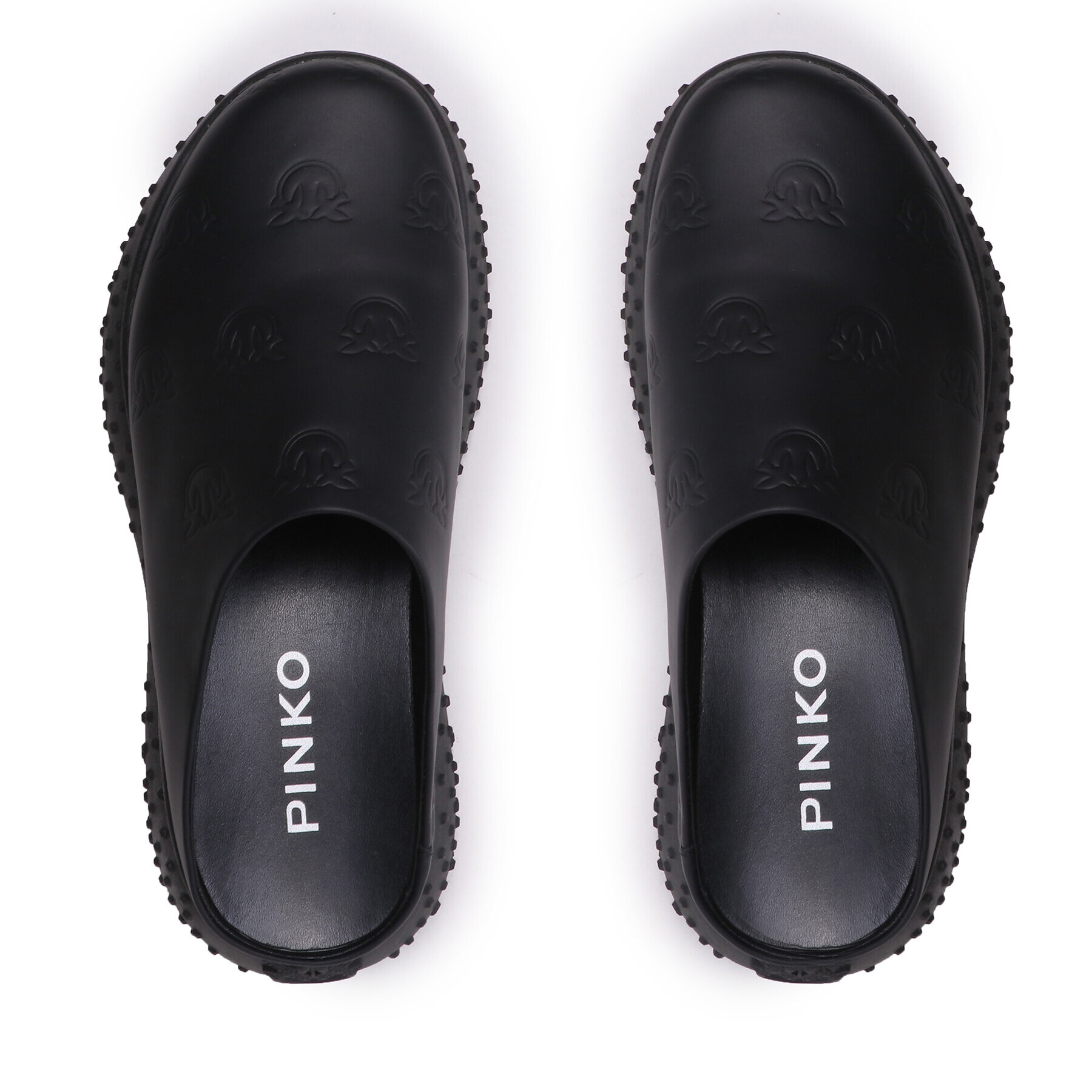 Pinko Șlapi Stefie Clog Pelle 100878 A0RF Negru - Pled.ro