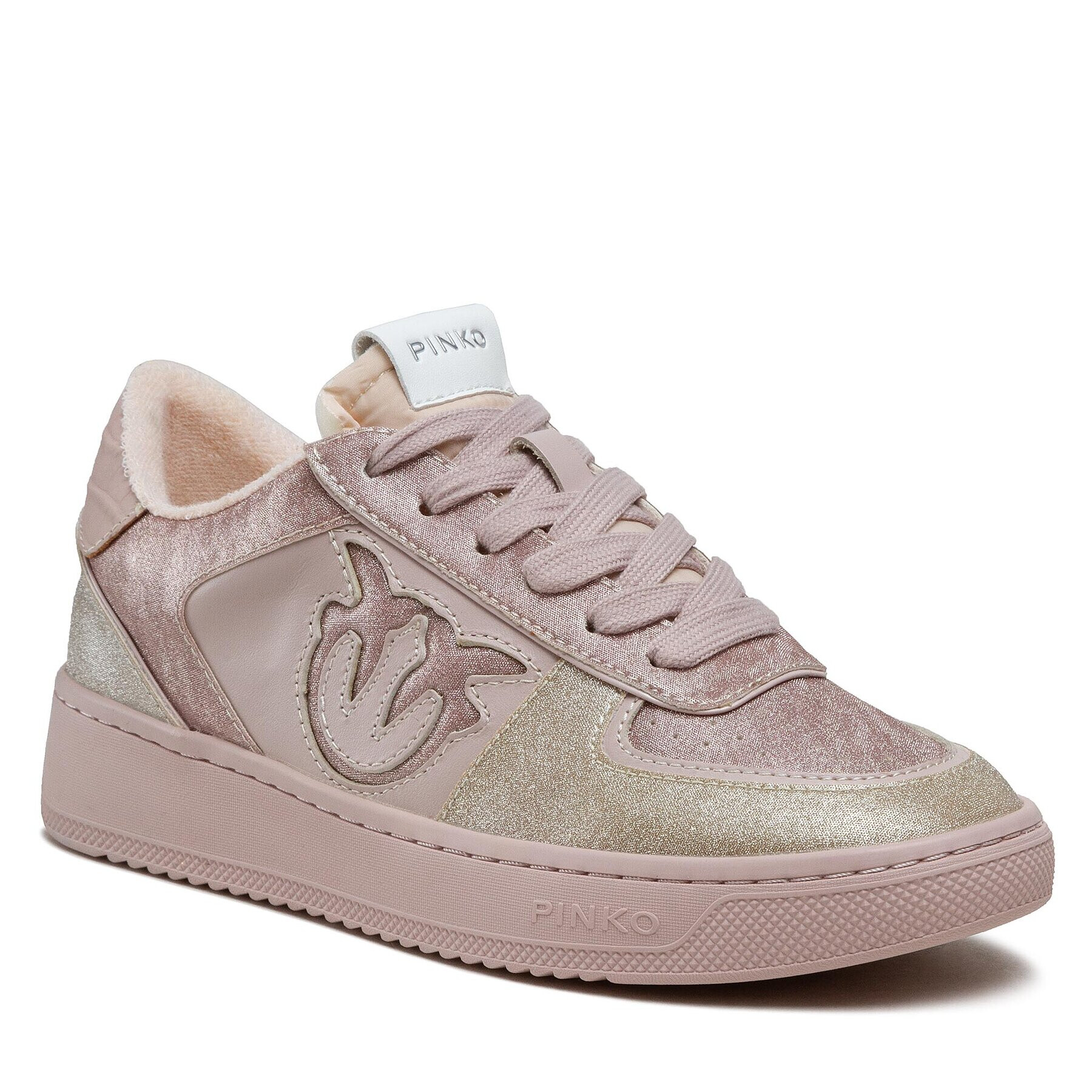 Pinko Sneakers Pirenei Basket Sneaker AI 22-23 BLKS1 1H214Z A08Z Roz - Pled.ro