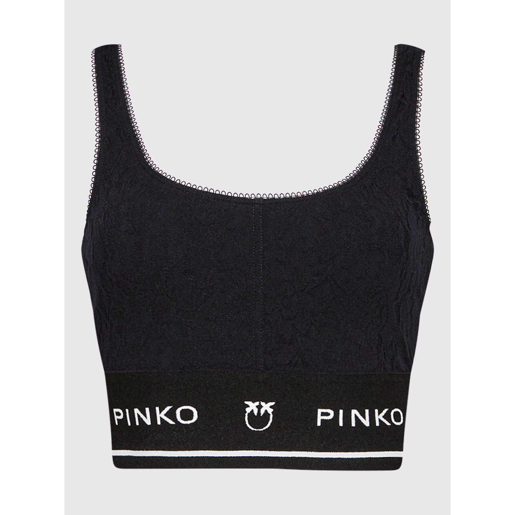 Pinko Top Ventimiglia PE22 BLK01 1G17BS 8728 Negru Slim Fit - Pled.ro