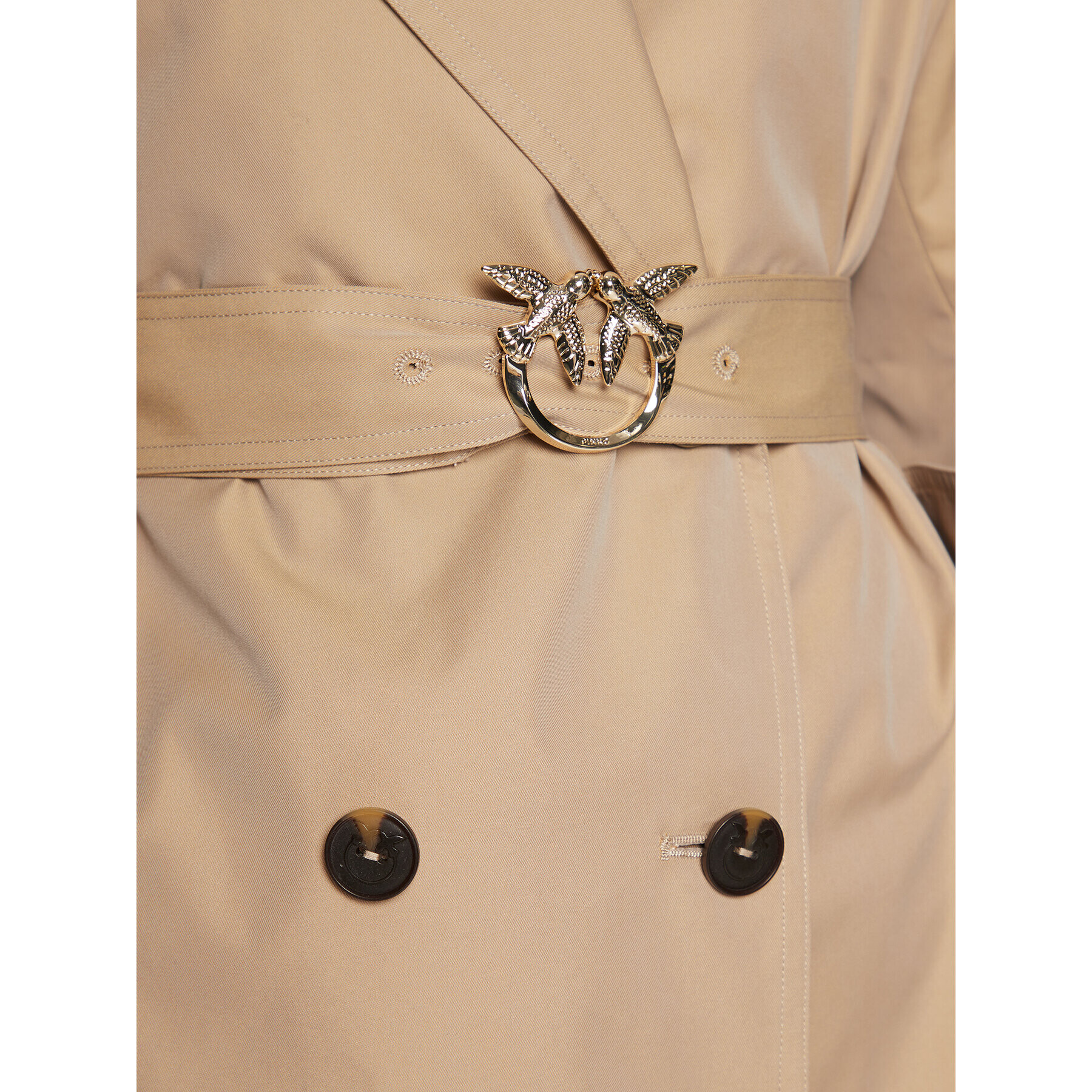 Pinko Trench 100234 A0IQ Bej Regular Fit - Pled.ro