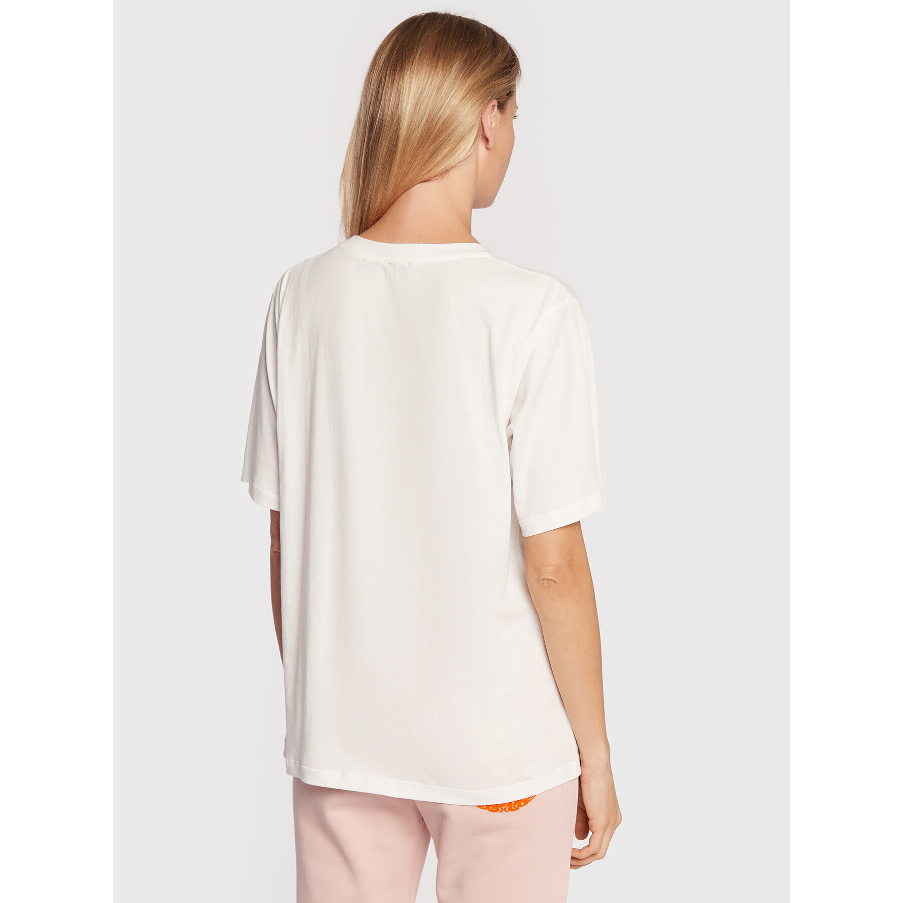 Pinko Tricou Locatelli 1G18BG Y2UL Alb Relaxed Fit - Pled.ro