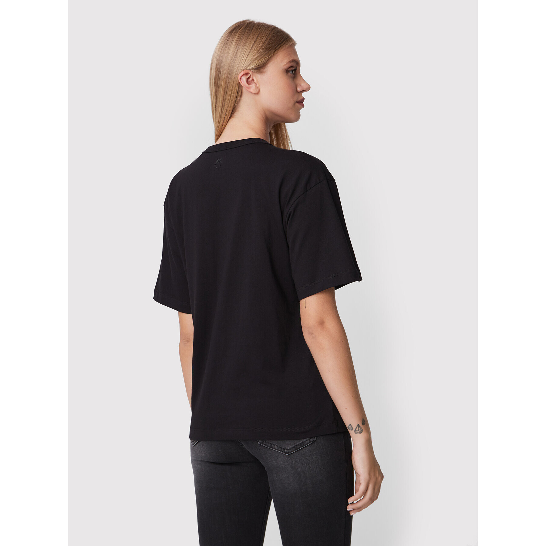 Pinko Tricou Tiphanie 1G18AS A06Y Negru Regular Fit - Pled.ro