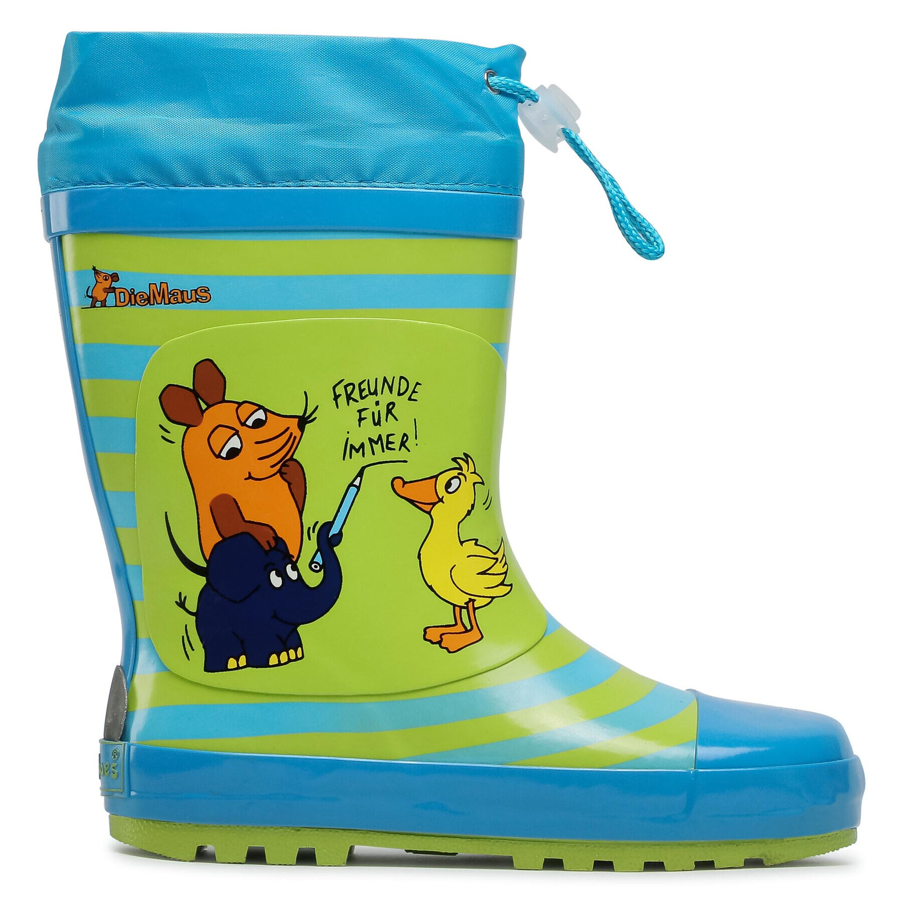 Playshoes Cizme de cauciuc 188506 S Verde - Pled.ro