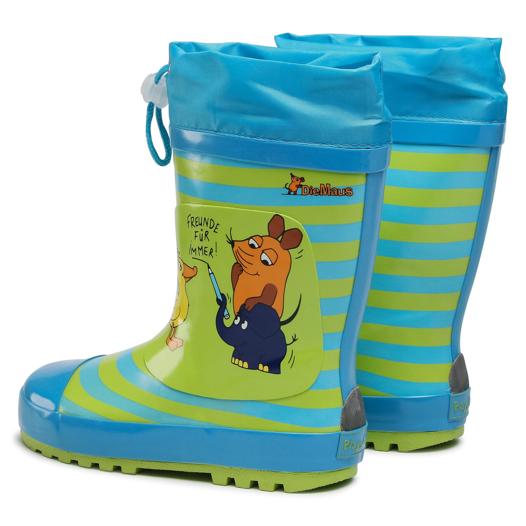 Playshoes Cizme de cauciuc 188506 S Verde - Pled.ro