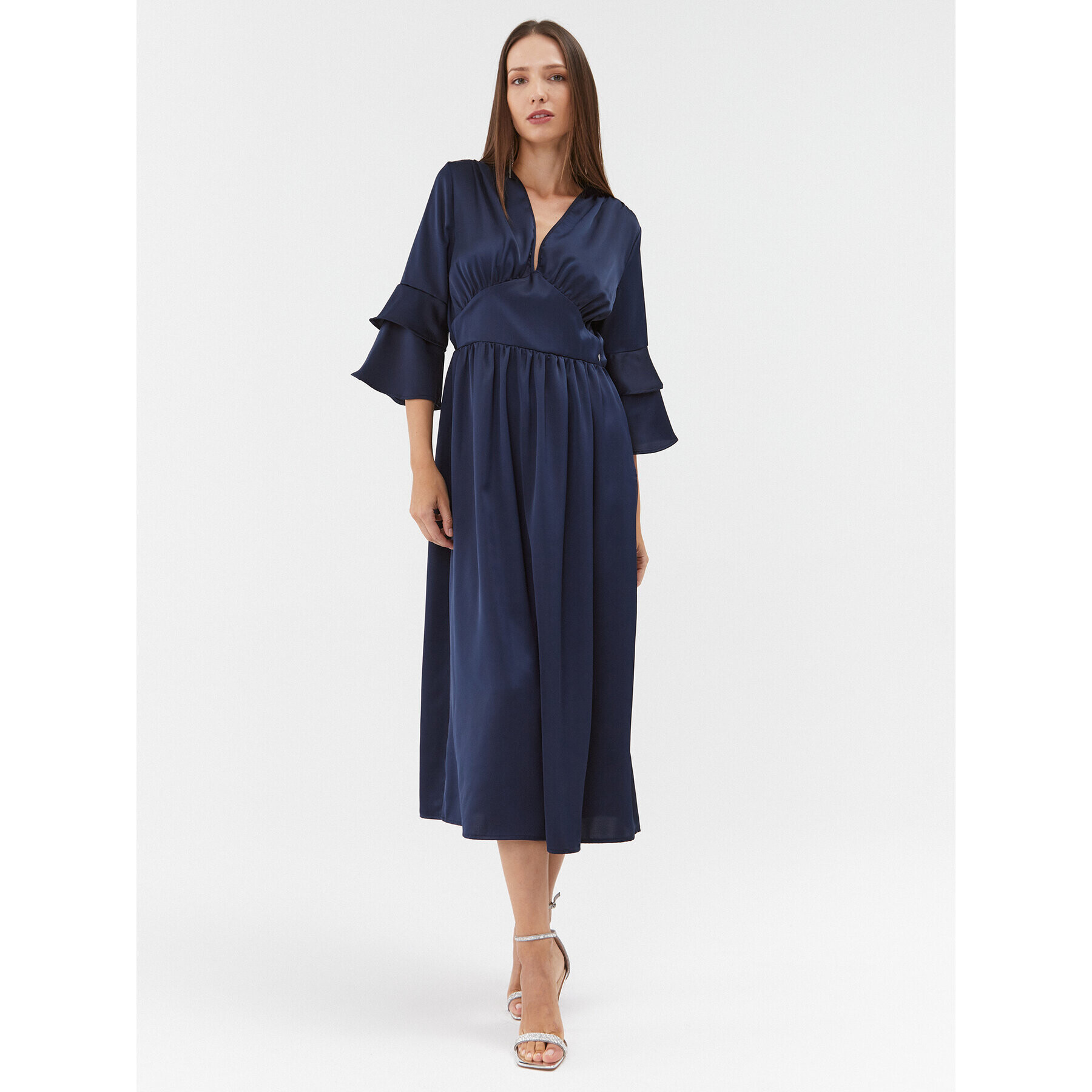 Please Rochie cocktail A1VAAYP000 Bleumarin Regular Fit - Pled.ro