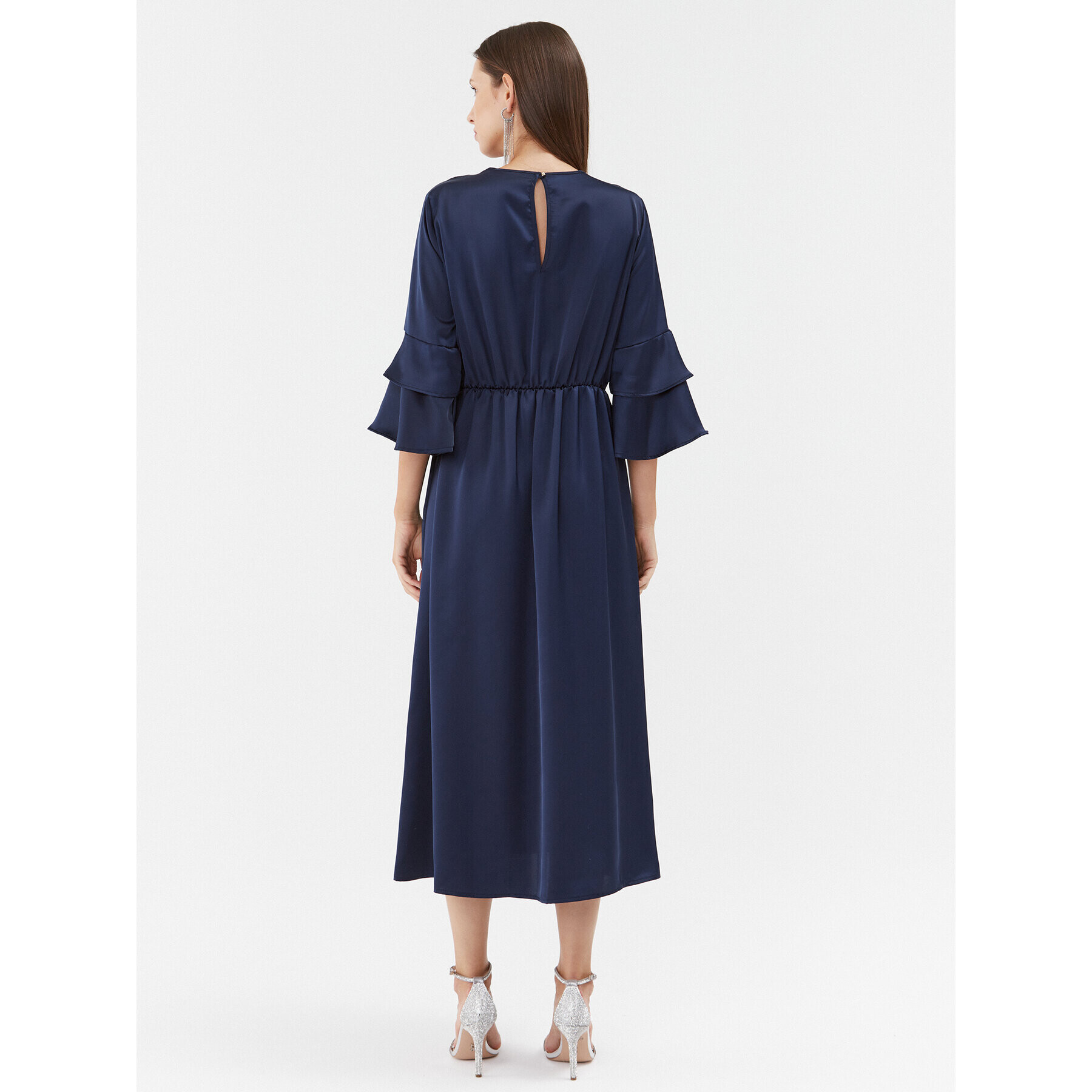 Please Rochie cocktail A1VAAYP000 Bleumarin Regular Fit - Pled.ro