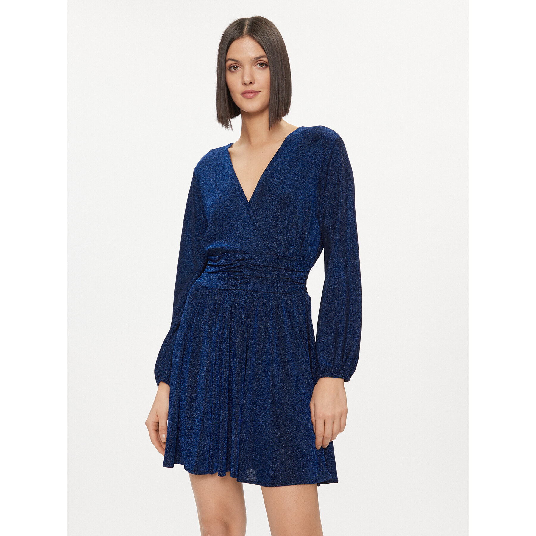 Please Rochie cocktail A1X0BFT000 Bleumarin Regular Fit - Pled.ro