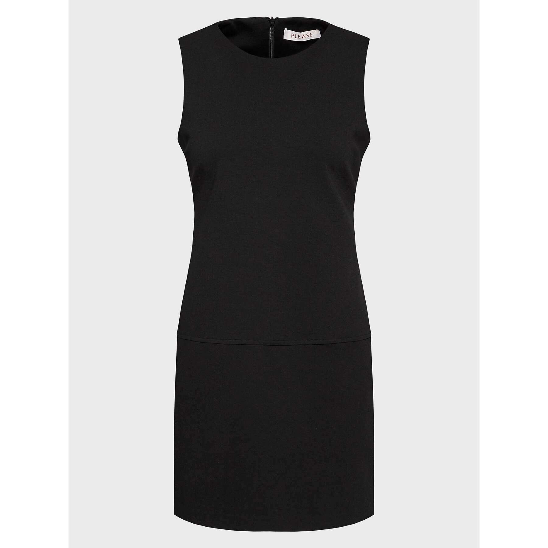 Please Rochie de zi A493MDUCHE Negru Regular Fit - Pled.ro