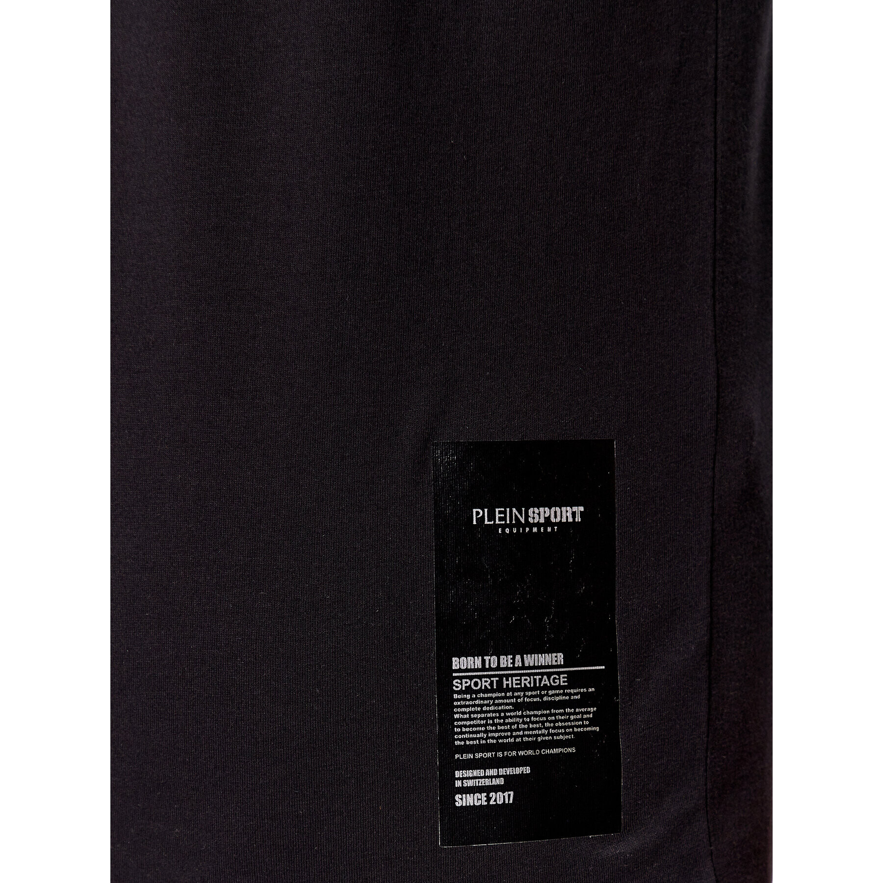 Plein Sport Tricou SACC MTK6027 SJY001N Negru Regular Fit - Pled.ro