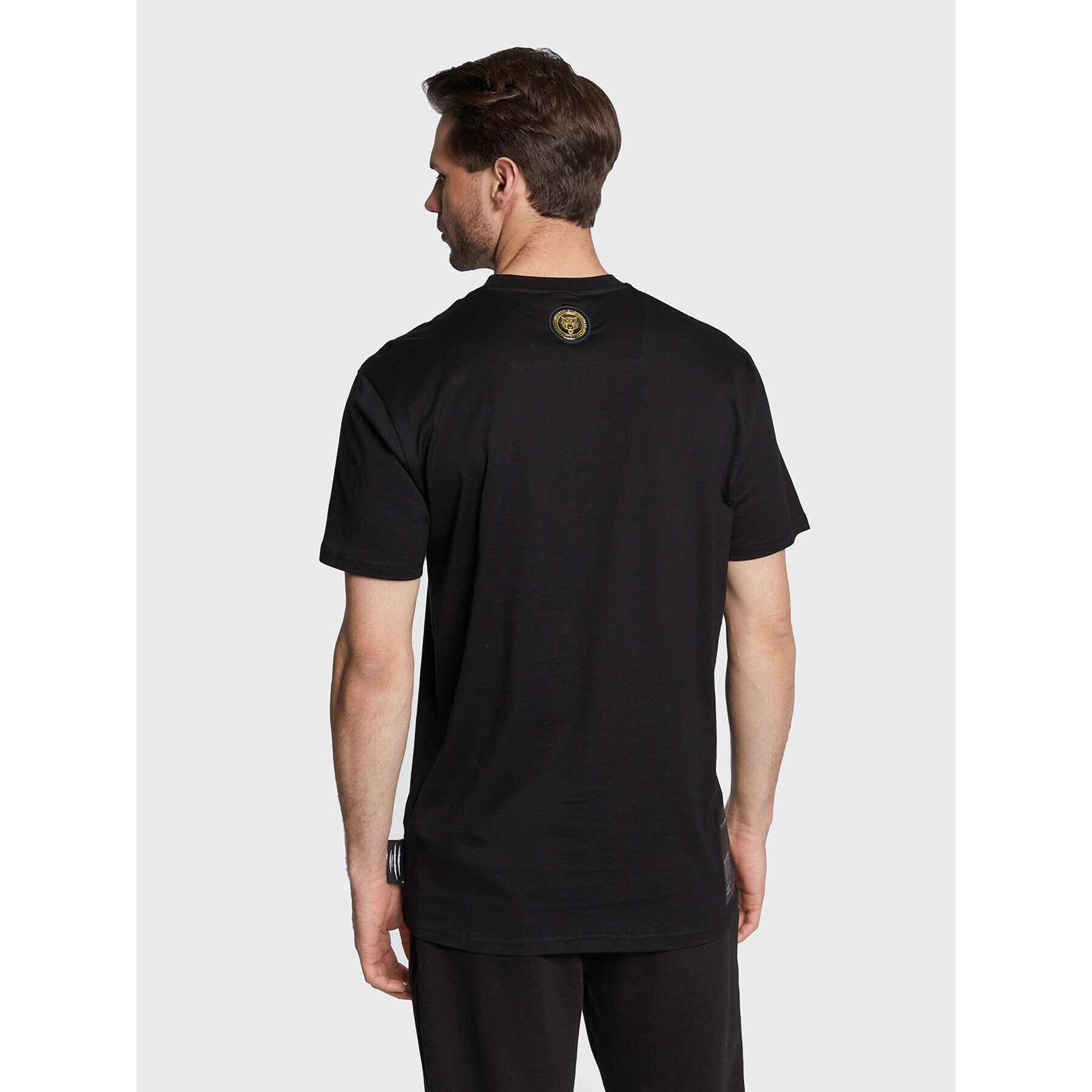 Plein Sport Tricou Statement FABC MTK5729 PJY002N Negru Regular Fit - Pled.ro