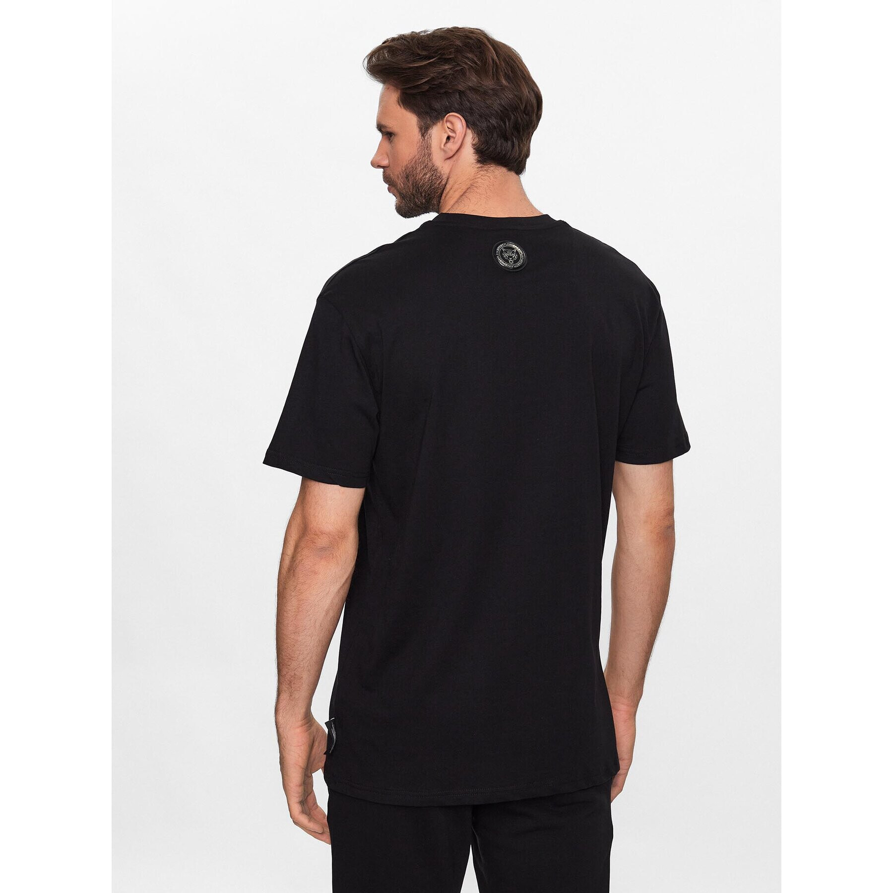 Plein Sport Tricou Tiger PACC MTK6322 SJY001N Negru Regular Fit - Pled.ro