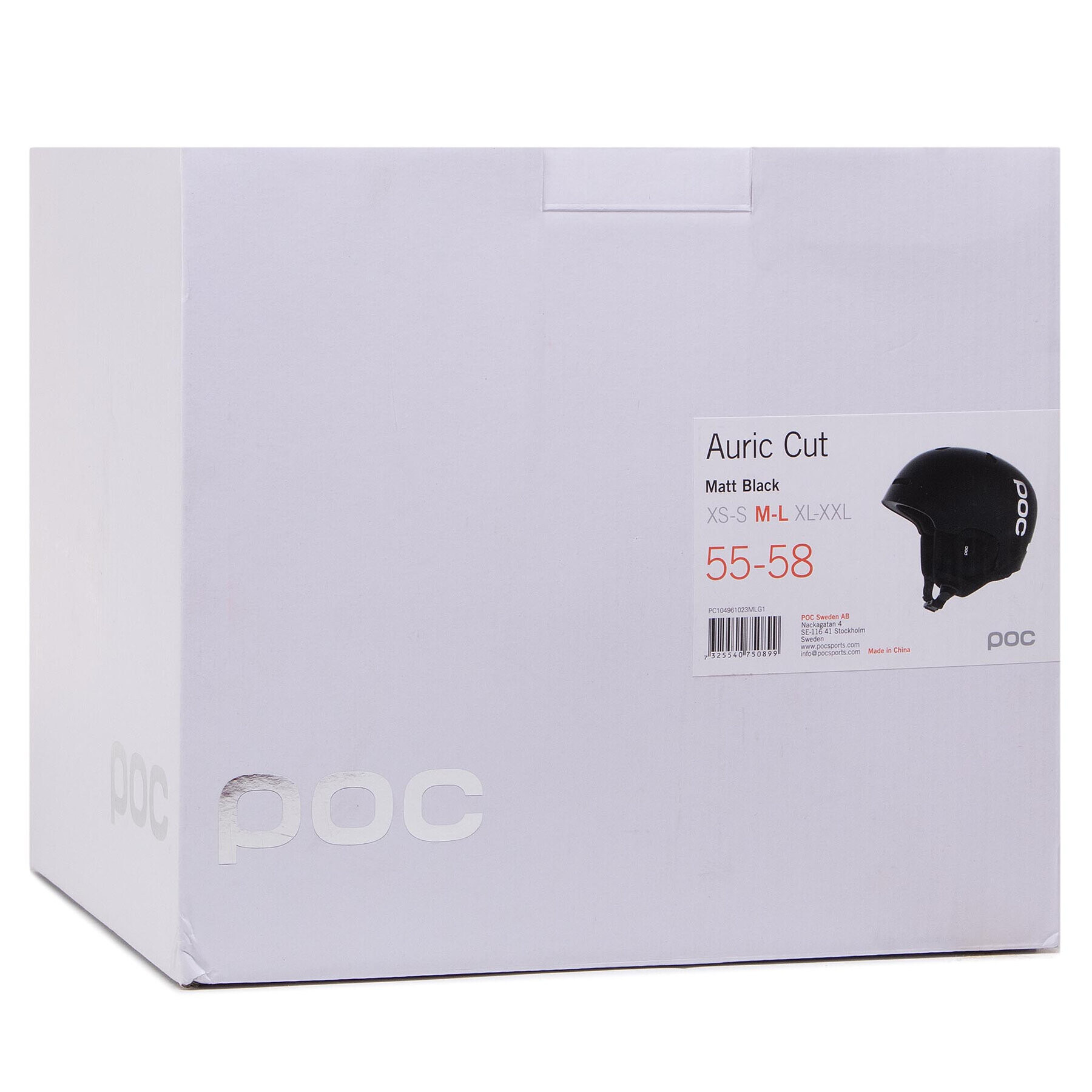 POC Cască schi Auric Cut 10496 1023 Negru - Pled.ro