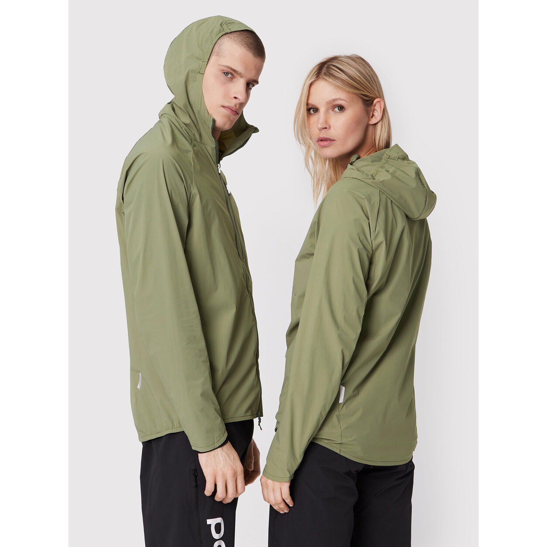 POC Geacă de vânt Unisex 52324 Verde Regular Fit - Pled.ro