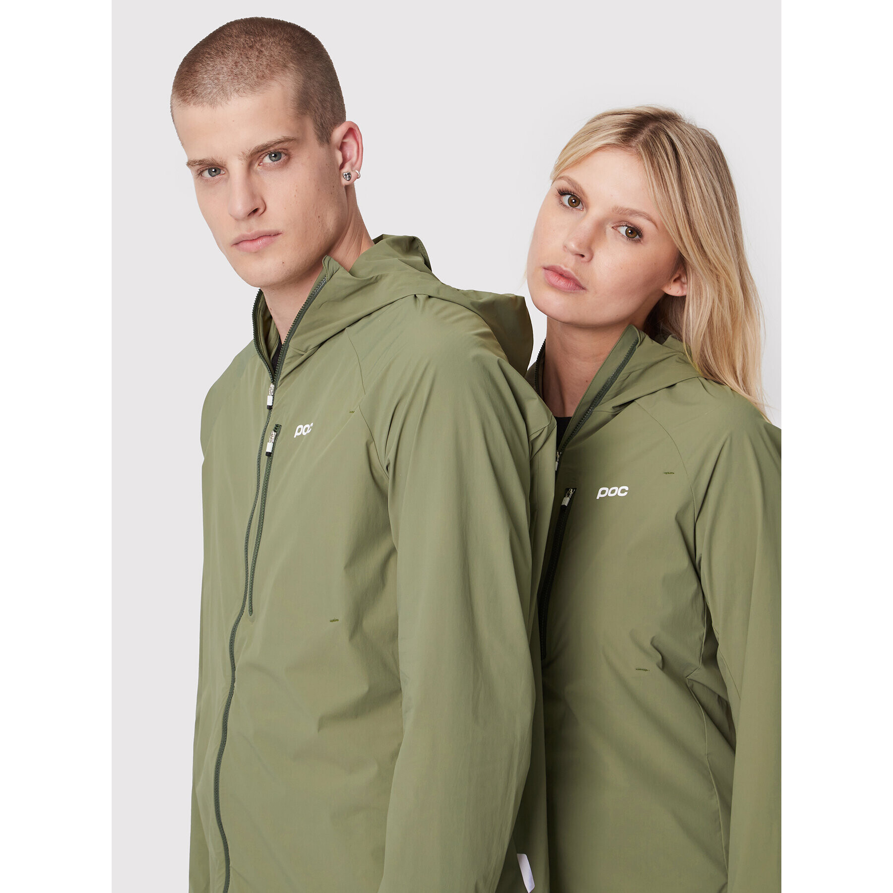 POC Geacă de vânt Unisex 52324 Verde Regular Fit - Pled.ro