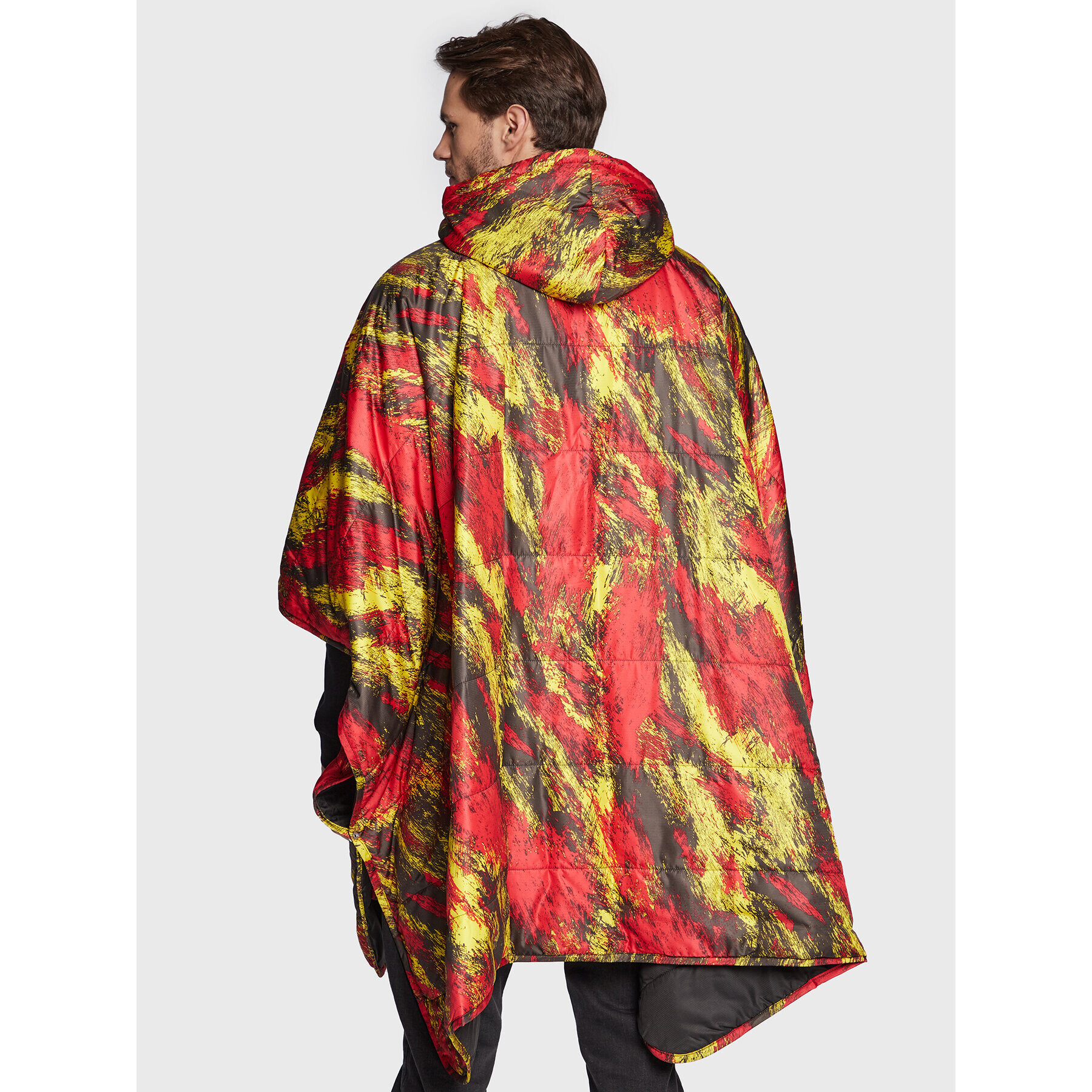 Poler Poncho 223ACU5601 Colorat Relaxed Fit - Pled.ro