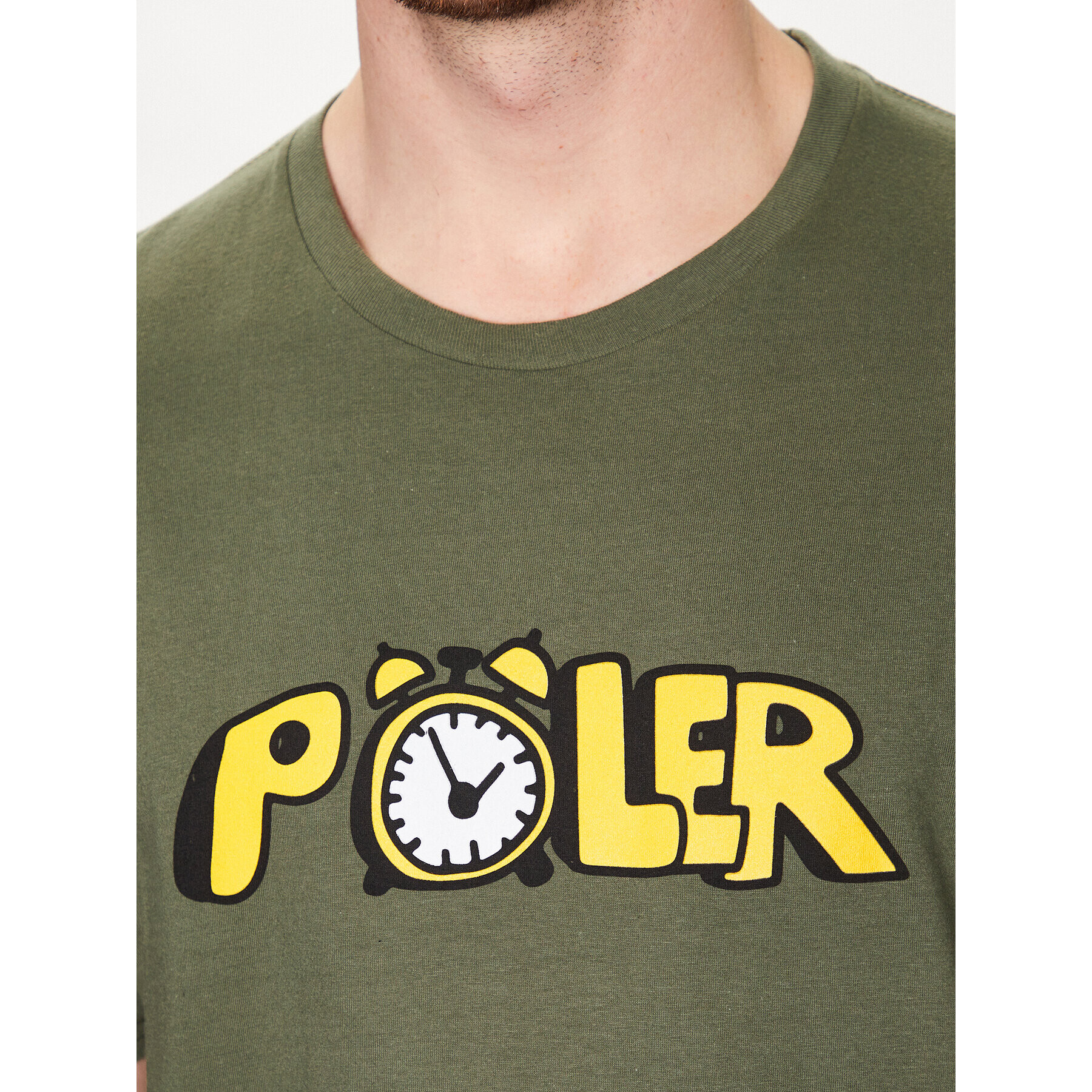 Poler Tricou 231APM2001 Verde Regular Fit - Pled.ro