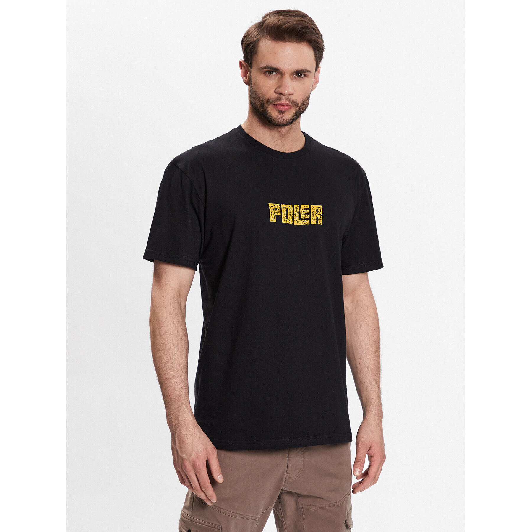 Poler Tricou 231APM2002 Negru Regular Fit - Pled.ro