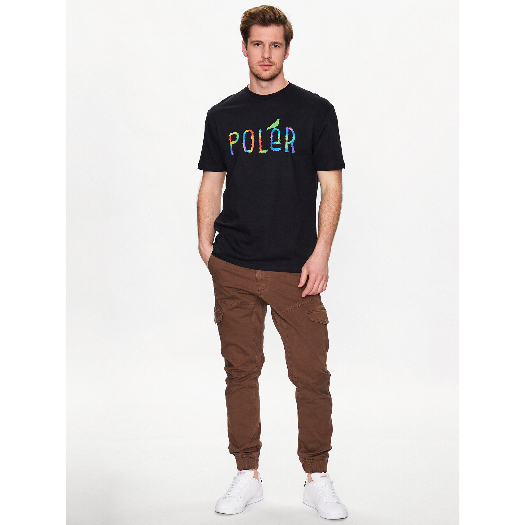 Poler Tricou 231CLM2002 Negru Regular Fit - Pled.ro