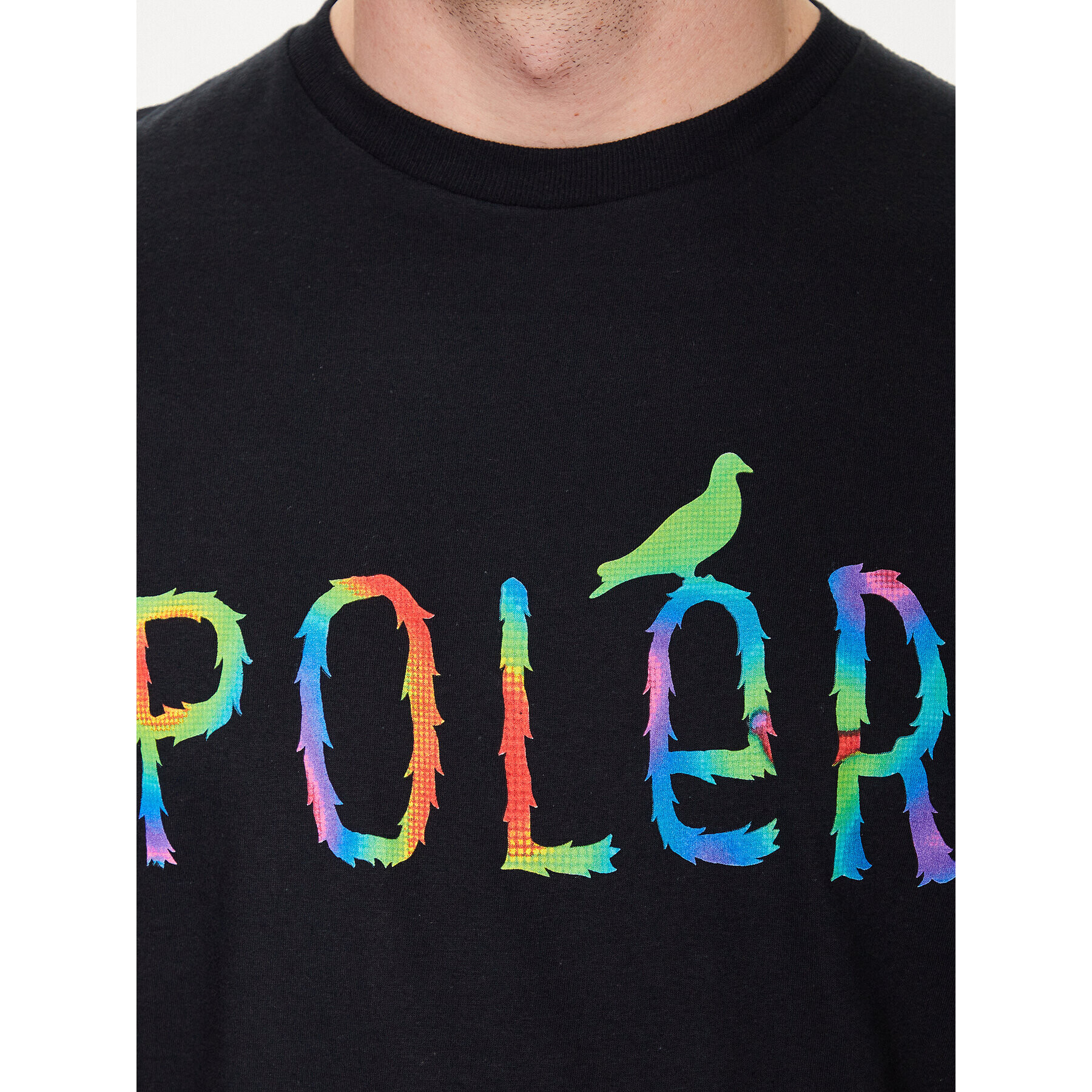 Poler Tricou 231CLM2002 Negru Regular Fit - Pled.ro