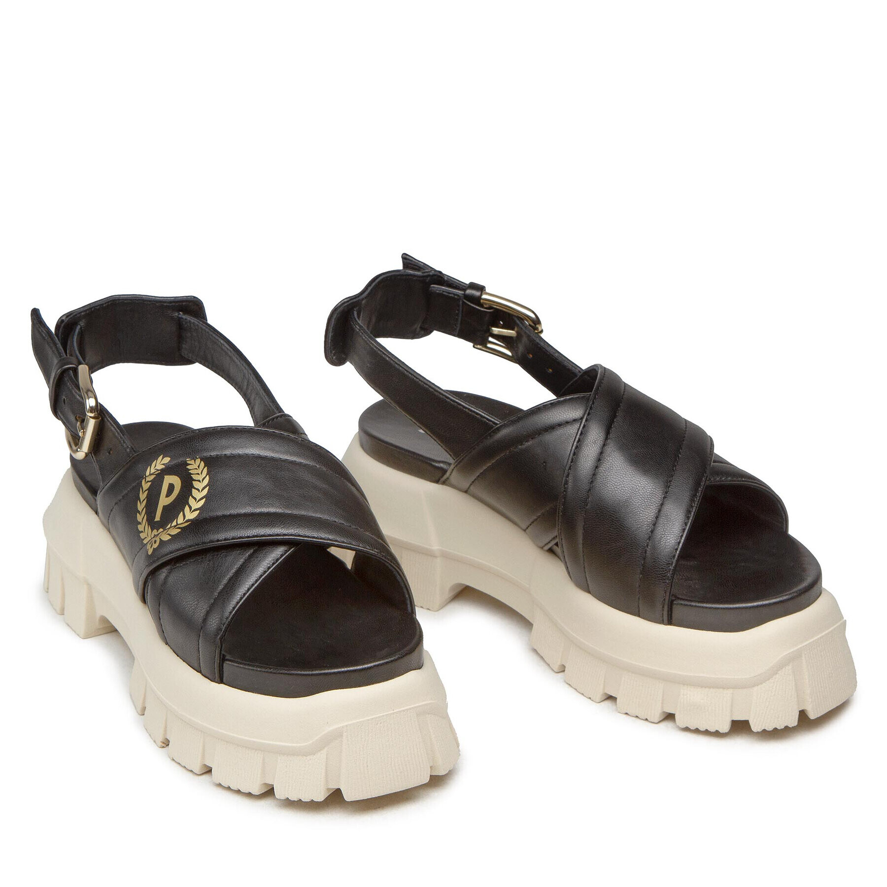 Pollini Sandale SA16336G1ETO0000 Negru - Pled.ro