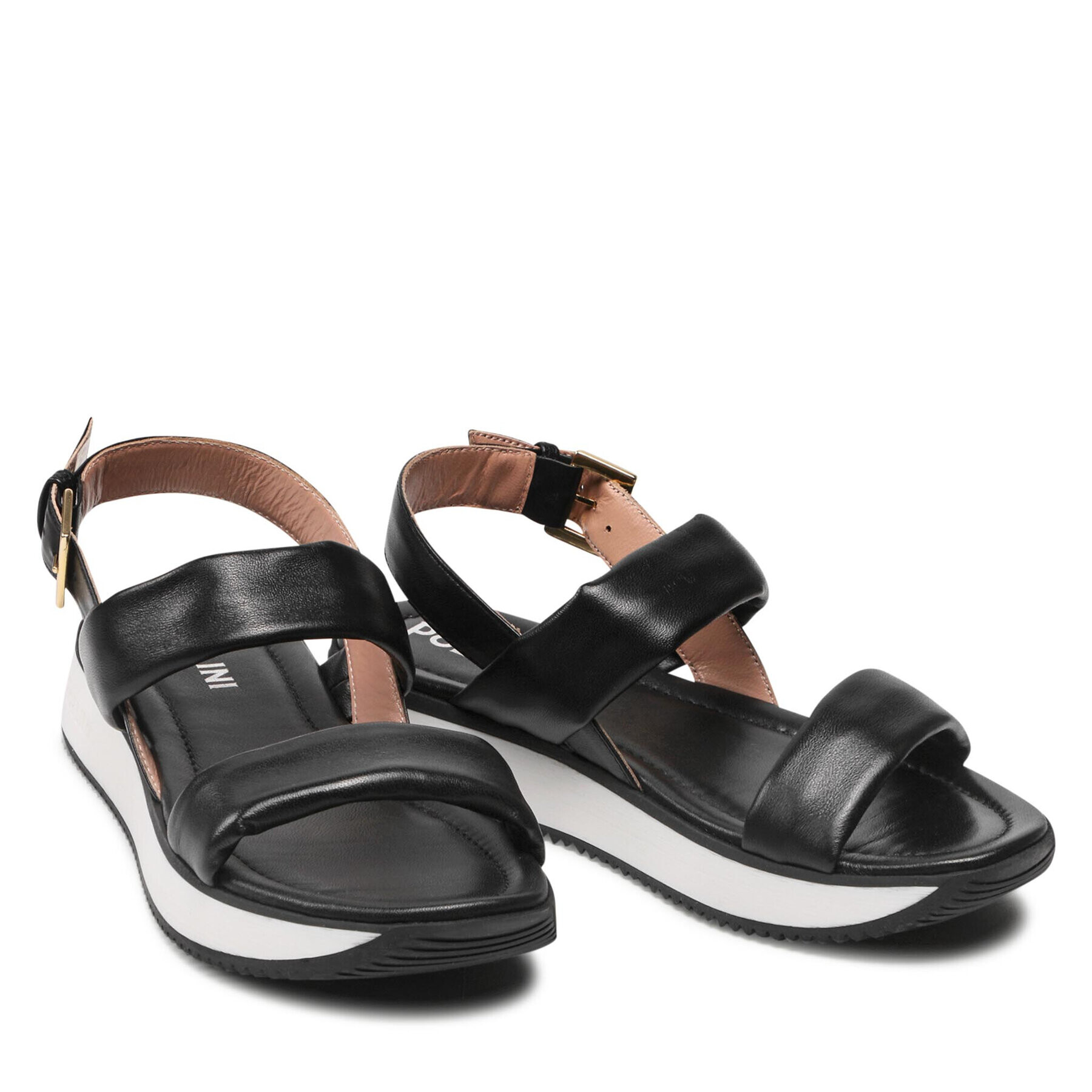 Pollini Sandale SA16563G0ETU0000 Negru - Pled.ro