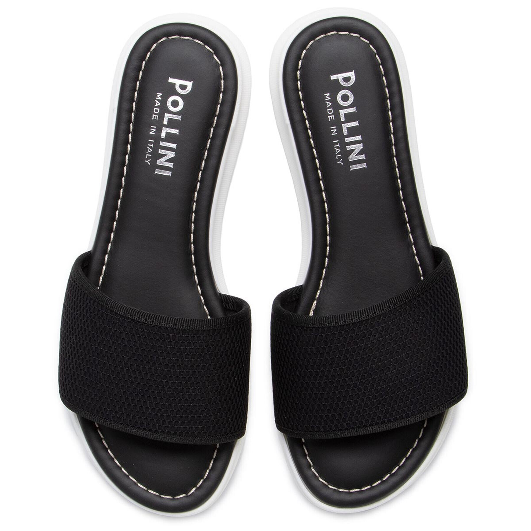 Pollini Șlapi SA28132G0ARB0000 Negru - Pled.ro