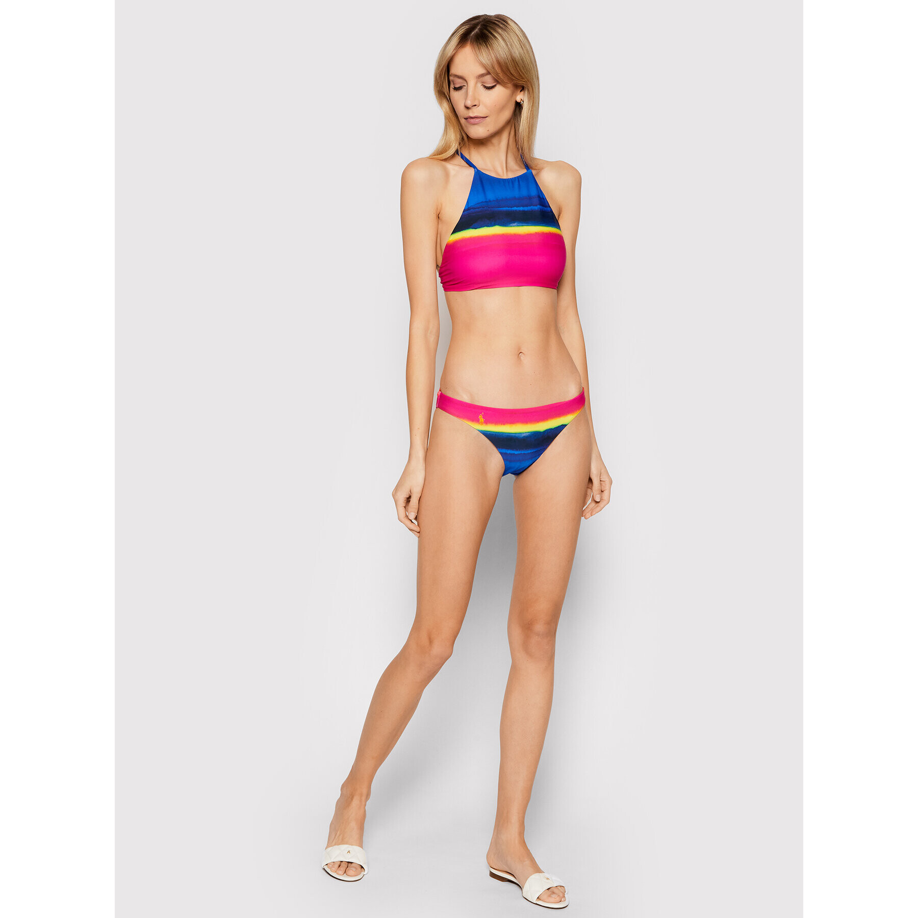 Polo Ralph Lauren Bikini partea de jos RL0JN97E Colorat - Pled.ro