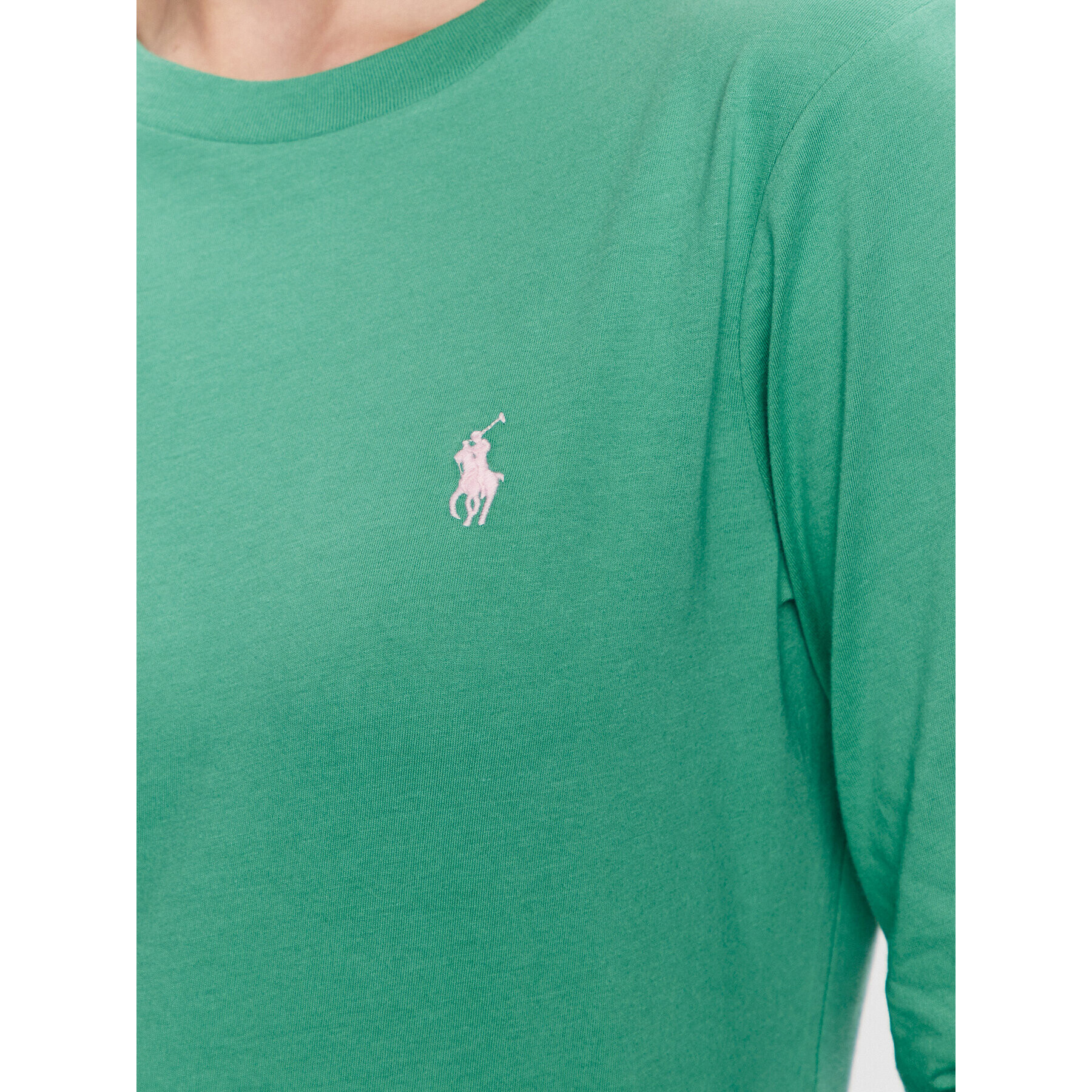 Polo Ralph Lauren Bluză 211898699011 Verde Regular Fit - Pled.ro