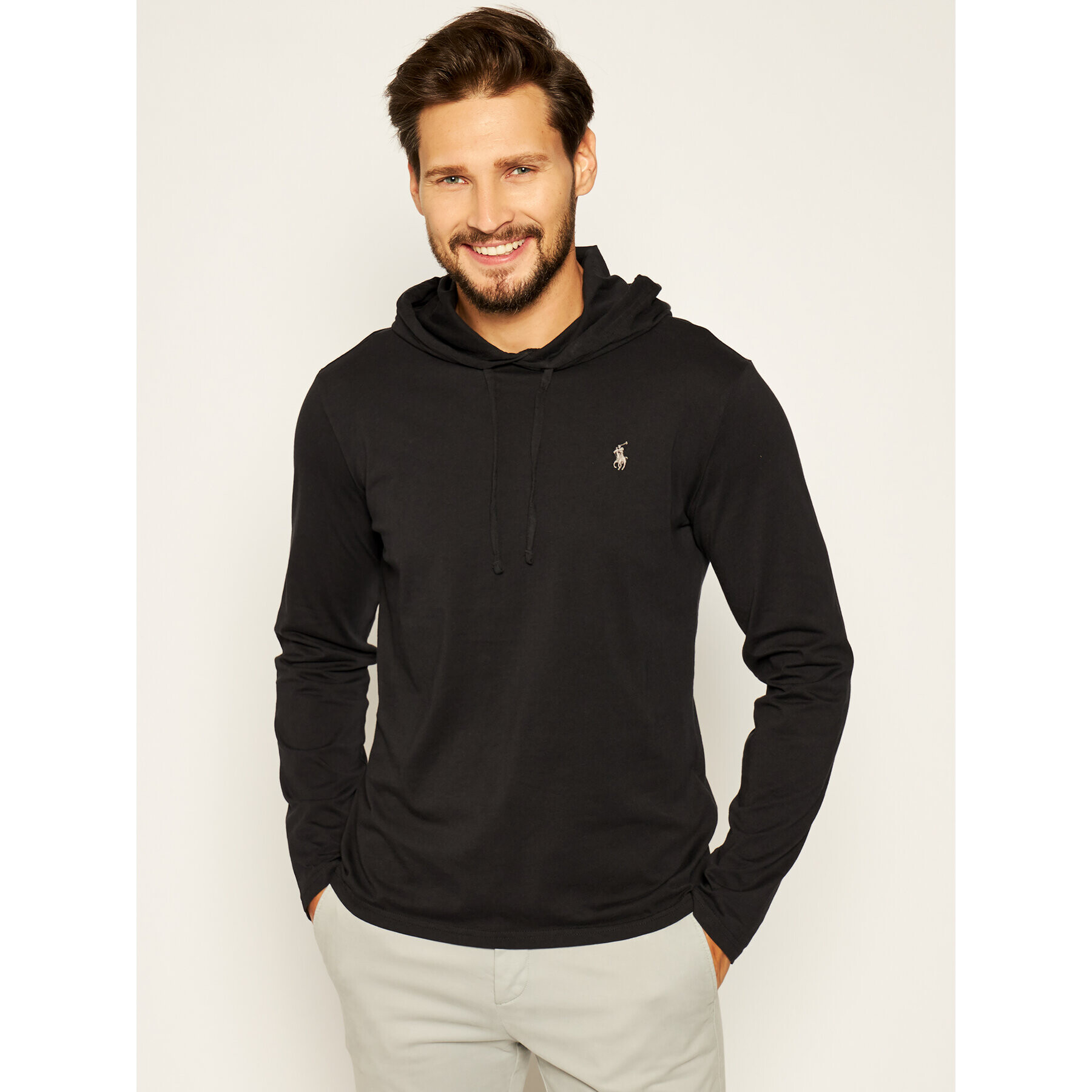 Polo Ralph Lauren Bluză 710652669014 Negru Regular Fit - Pled.ro