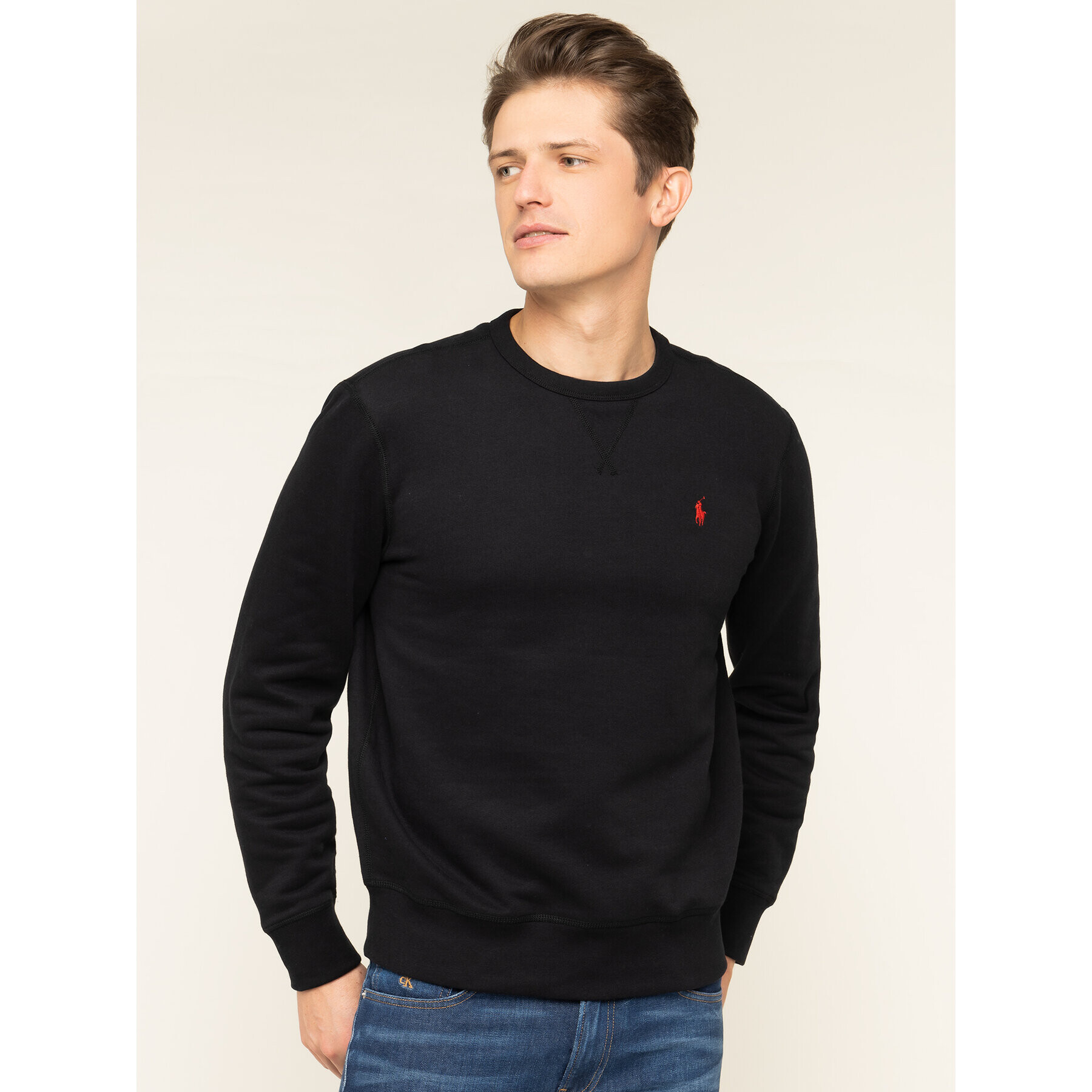 Polo Ralph Lauren Bluză 710766772001 Negru Regular Fit - Pled.ro