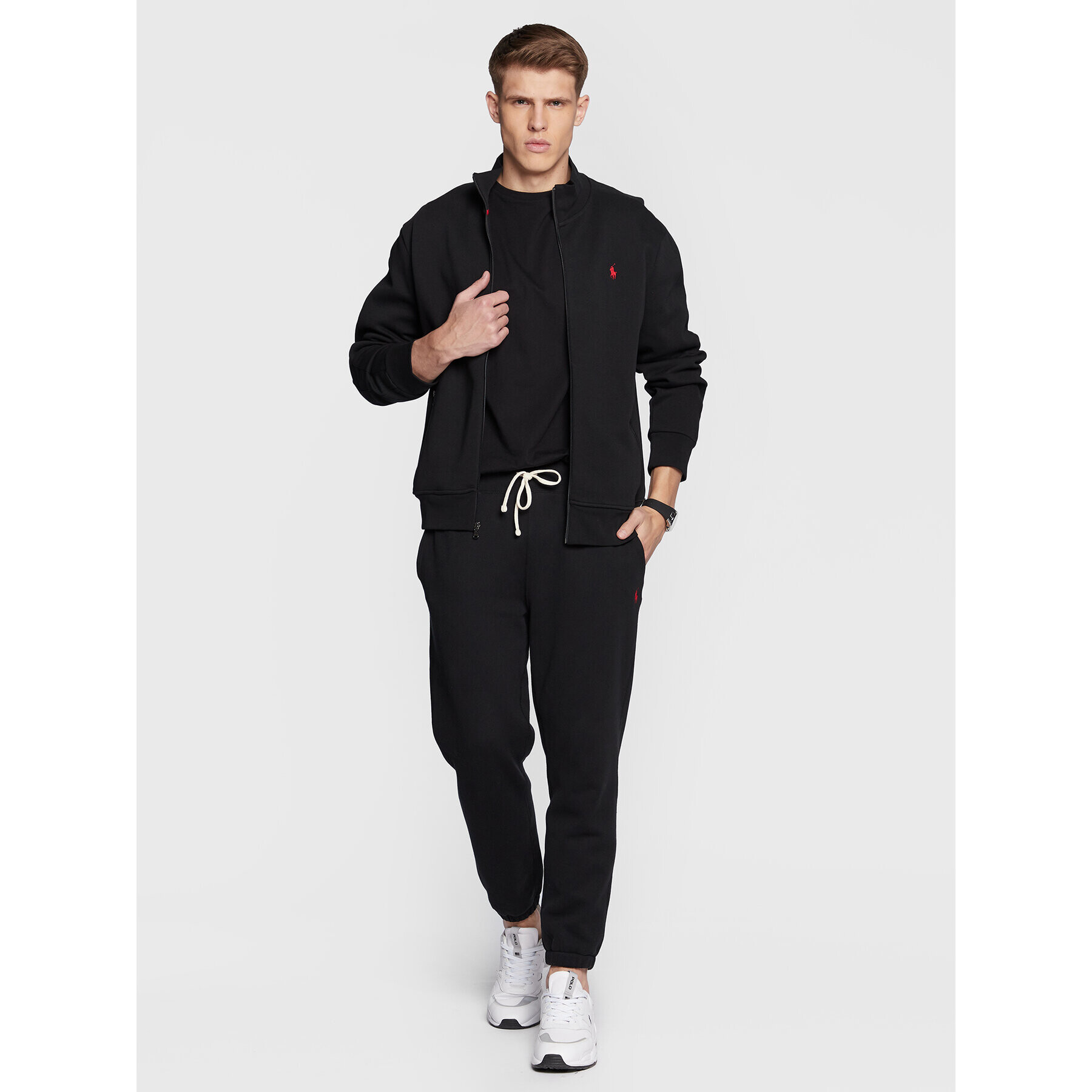 Polo Ralph Lauren Bluză 710881509001 Negru Regular Fit - Pled.ro