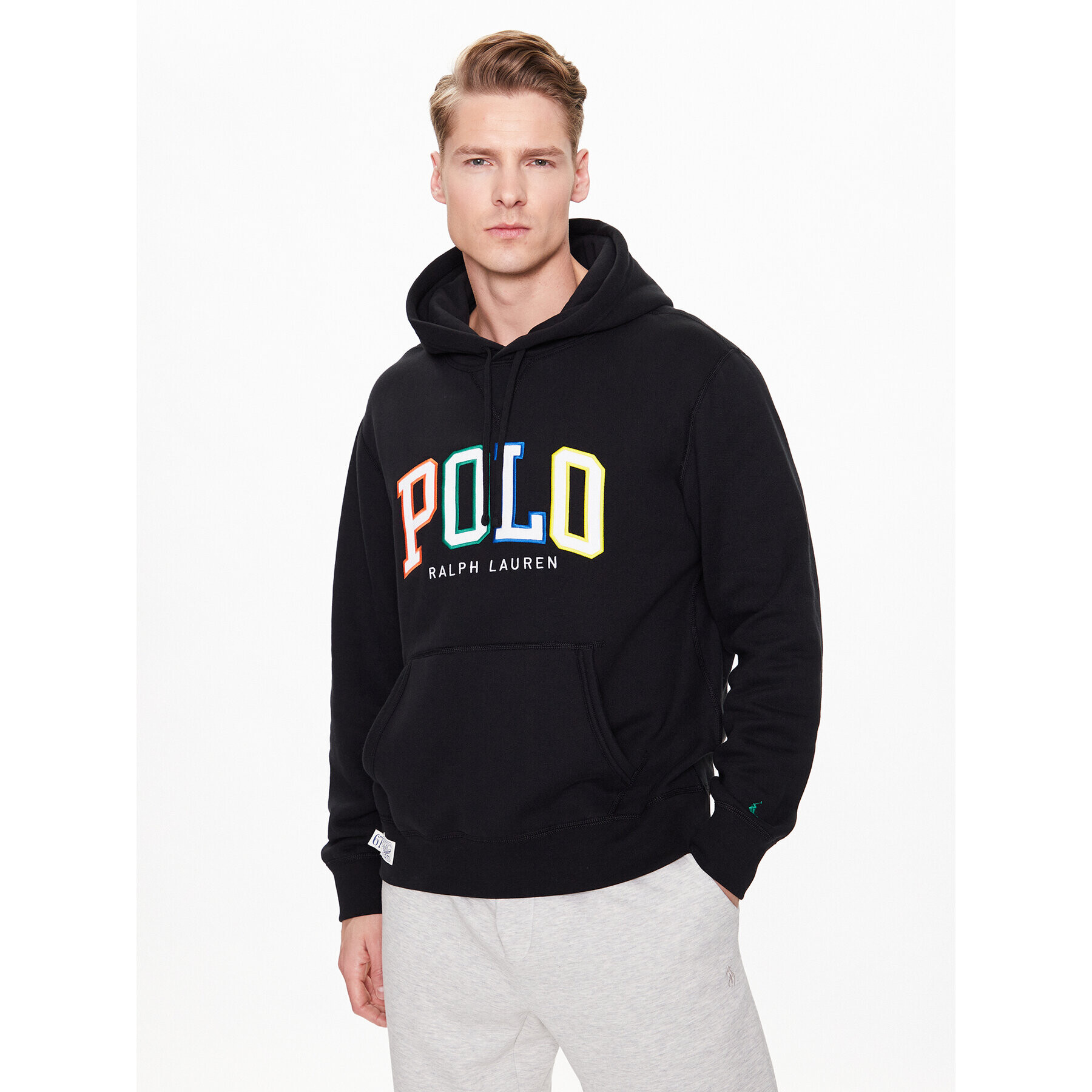 Polo Ralph Lauren Bluză 710890190001 Negru Regular Fit - Pled.ro