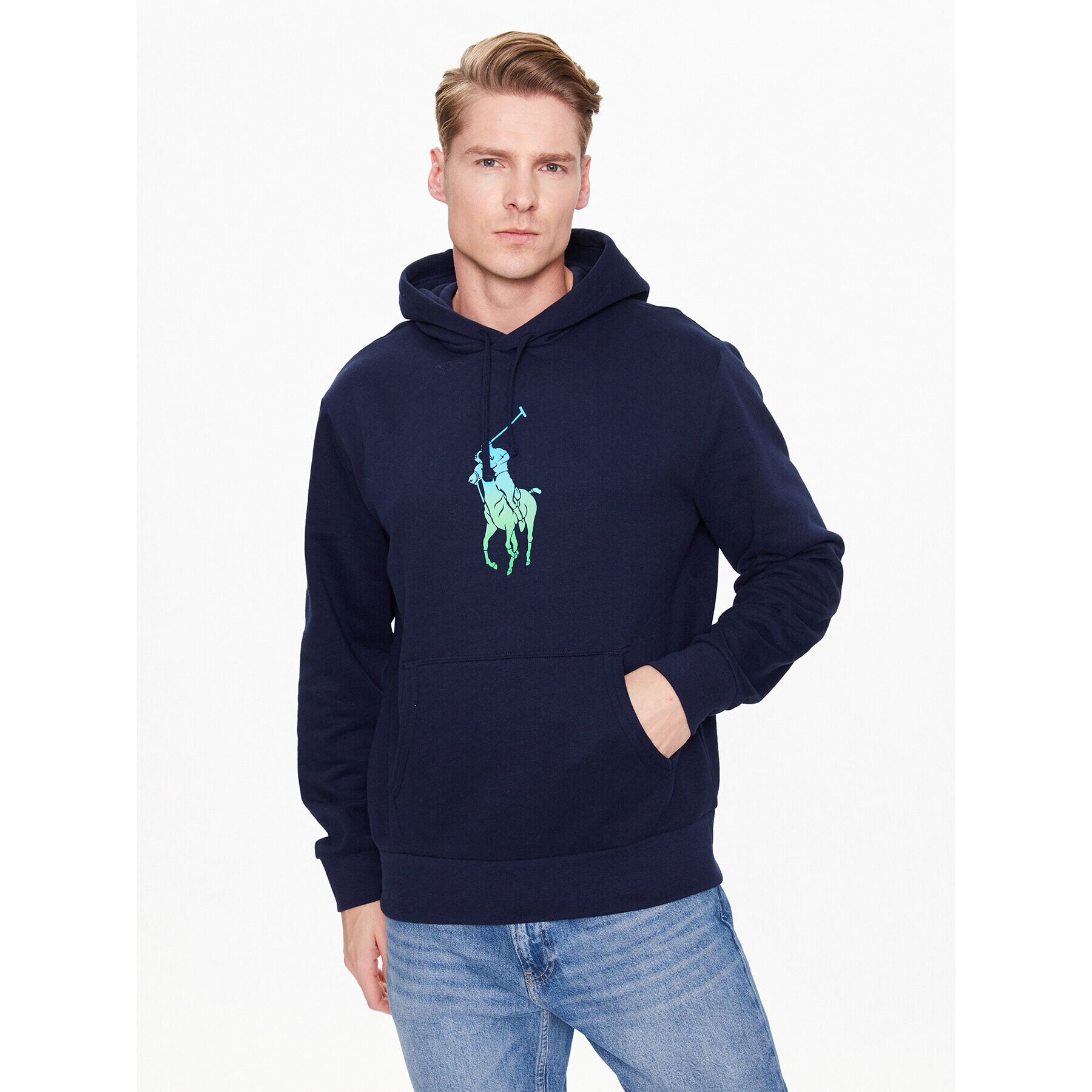 Polo Ralph Lauren Bluză 710890948001 Bleumarin Regular Fit - Pled.ro