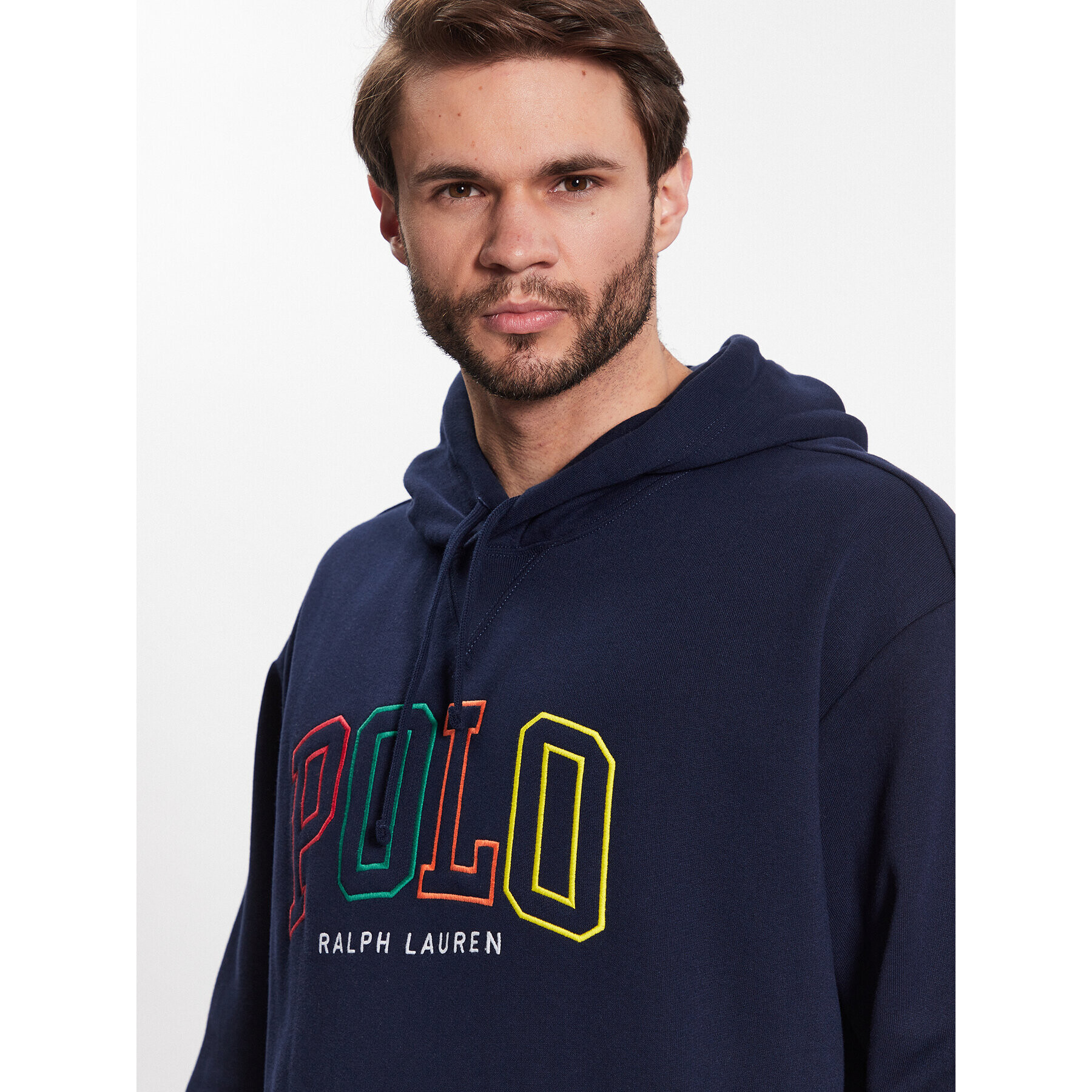 Polo Ralph Lauren Bluză 710899182001 Bleumarin Relaxed Fit - Pled.ro