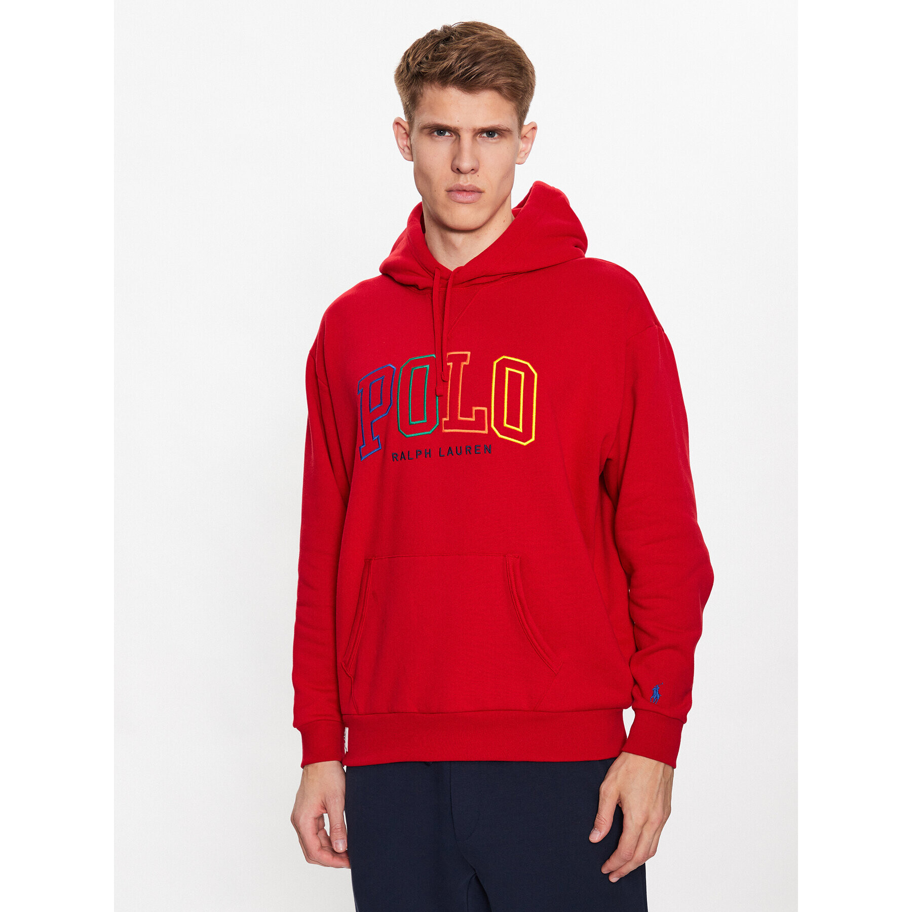 Polo Ralph Lauren Bluză 710899182002 Roșu Relaxed Fit - Pled.ro