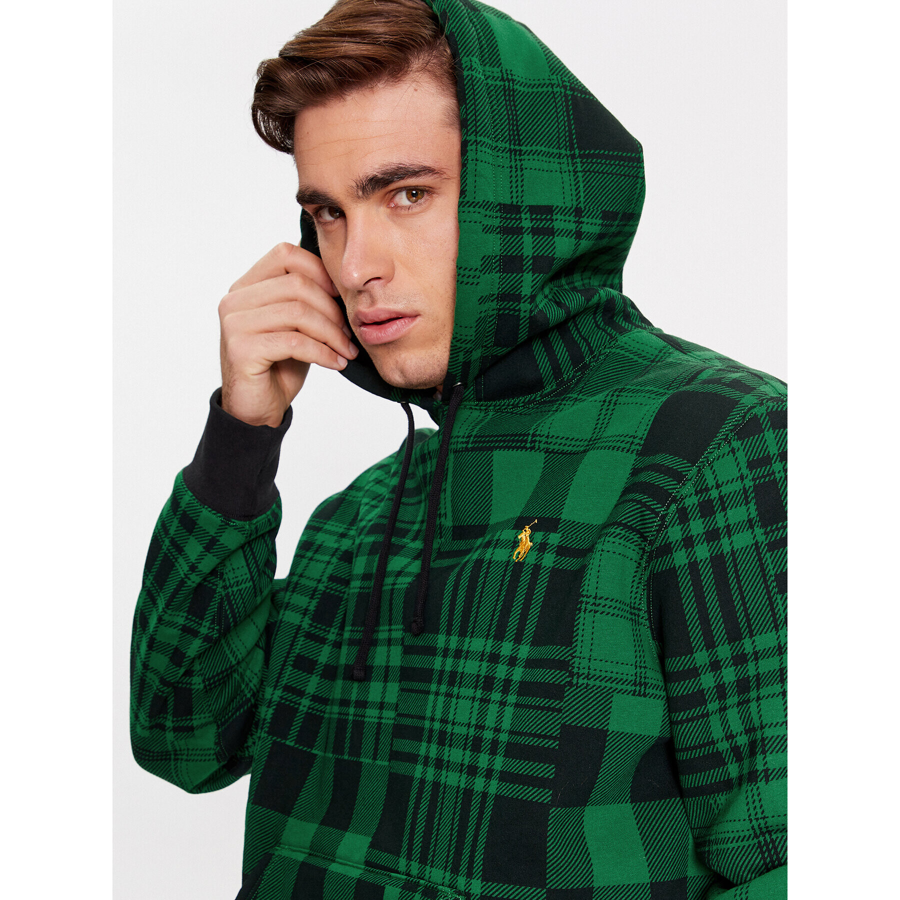 Polo Ralph Lauren Bluză 710920100001 Verde Regular Fit - Pled.ro