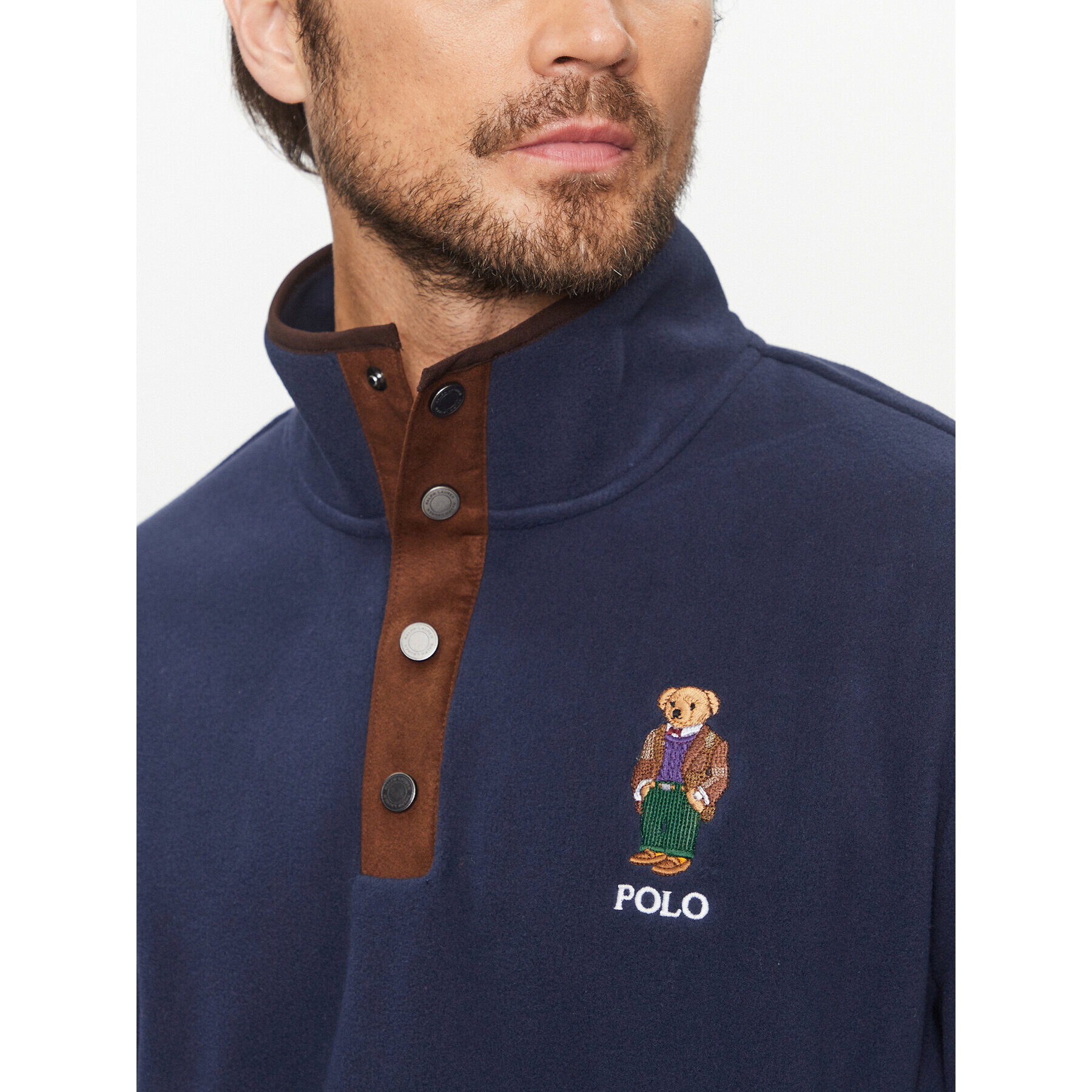 Polo Ralph Lauren Bluză 710930549001 Bleumarin Regular Fit - Pled.ro