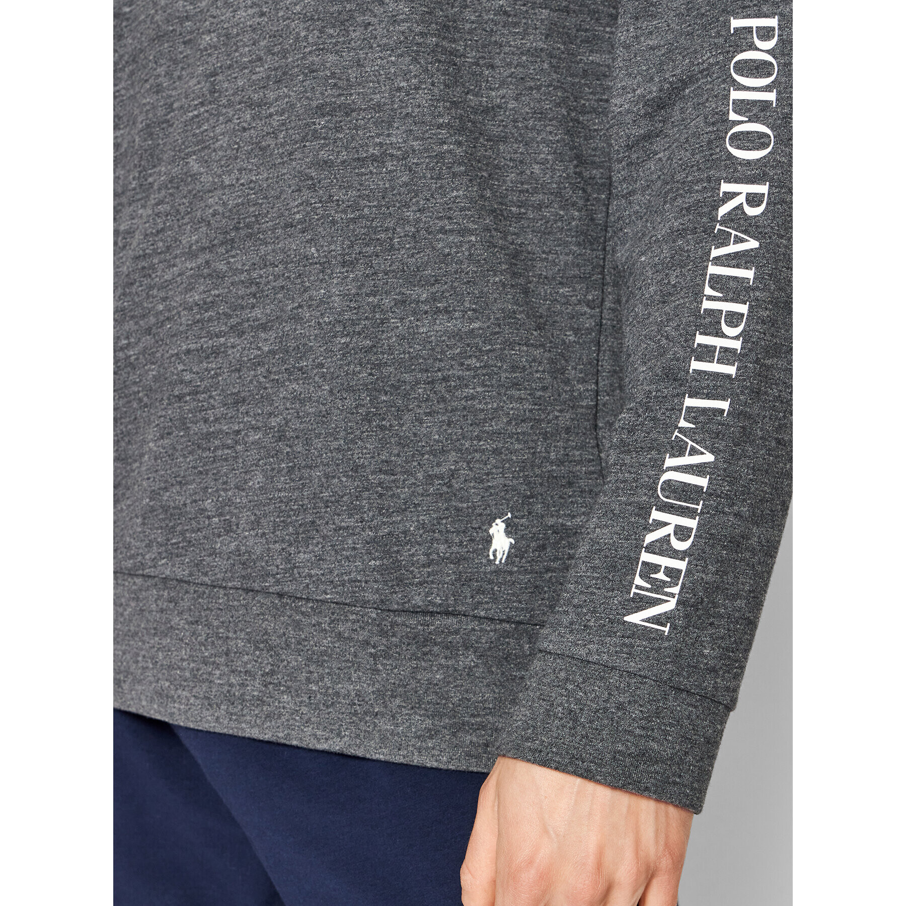 Polo Ralph Lauren Bluză 714862618003 Gri Regular Fit - Pled.ro