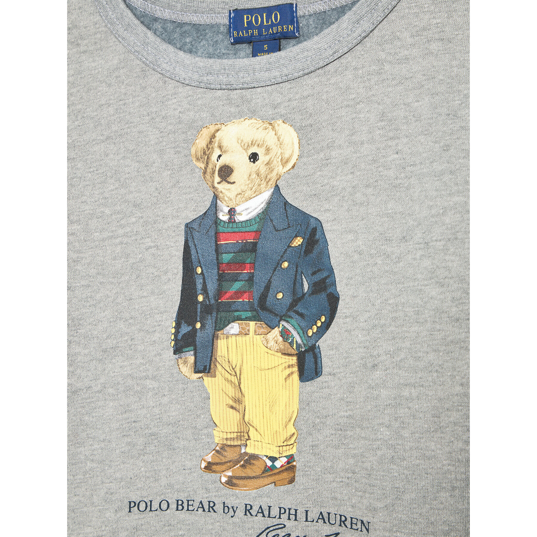 Polo Ralph Lauren Bluză Classics 322853796003 Gri Regular Fit - Pled.ro