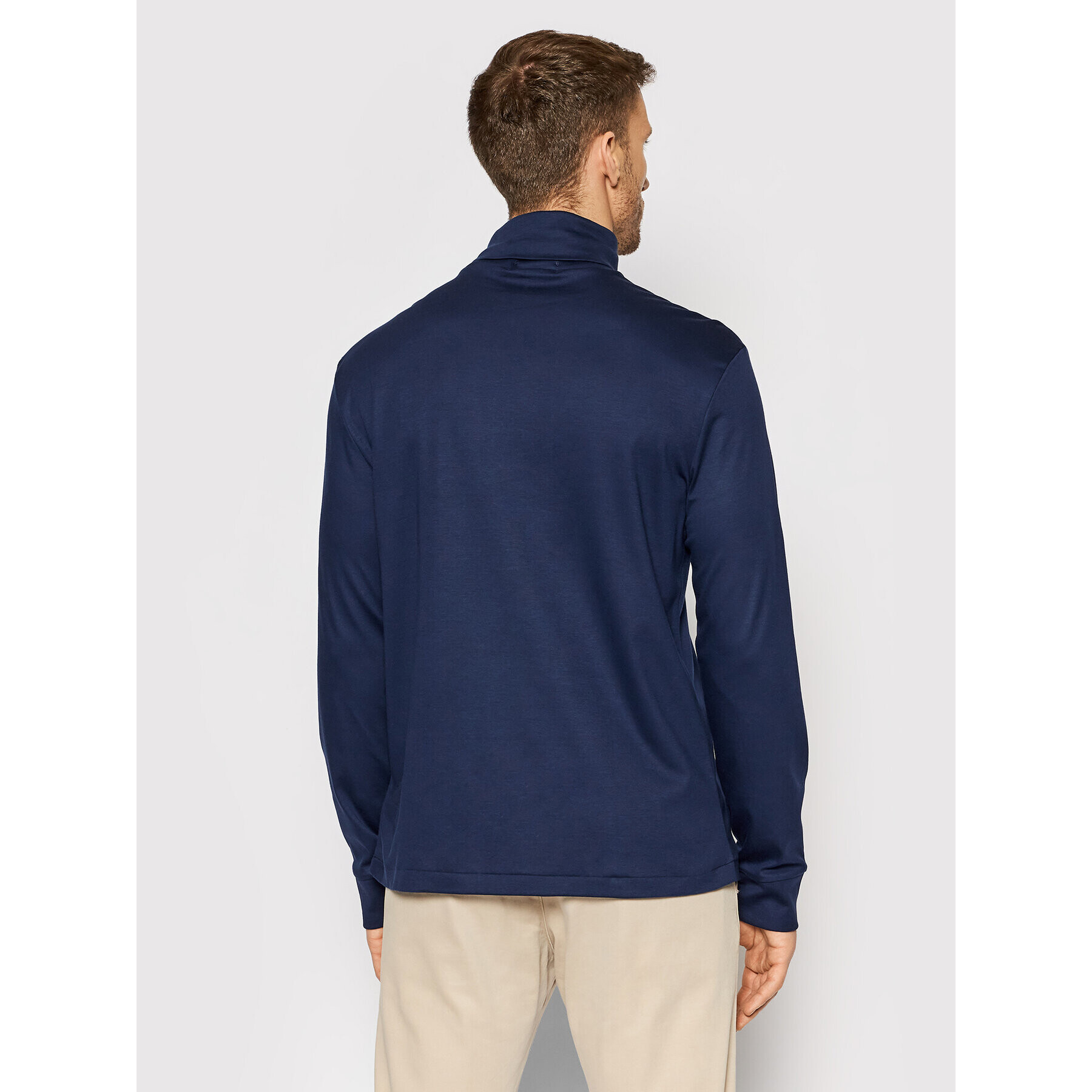 Polo Ralph Lauren Bluză cu gât 710760126003 Bleumarin Regular Fit - Pled.ro