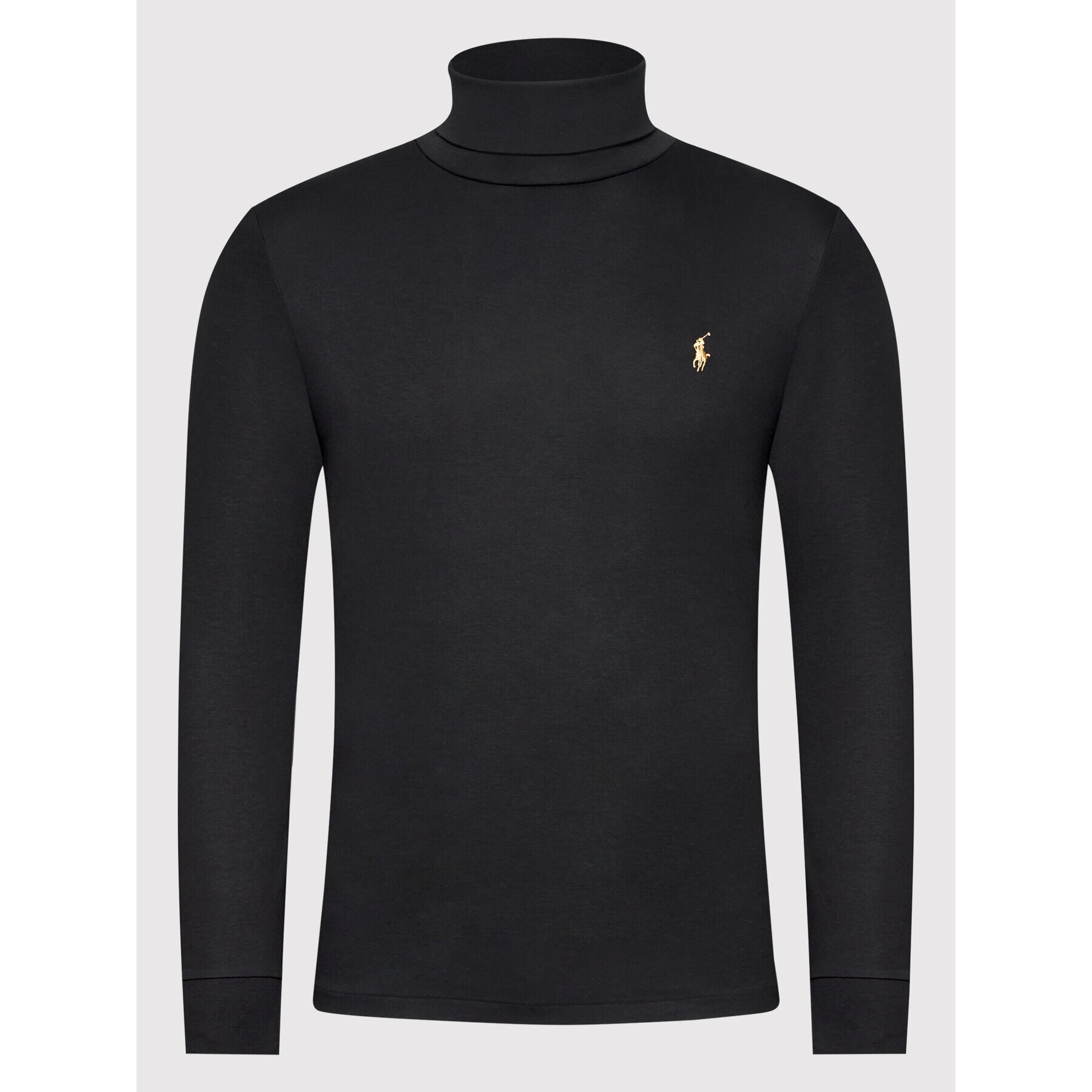 Polo Ralph Lauren Bluză cu gât 710853205001 Negru Slim Fit - Pled.ro