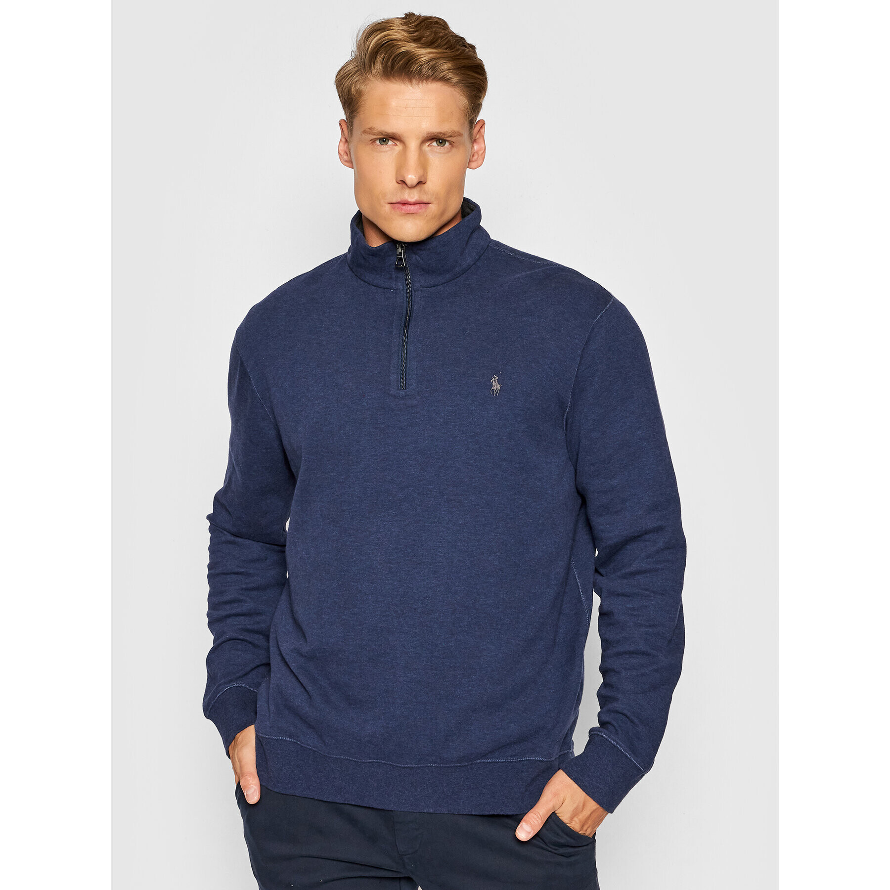 Polo Ralph Lauren Bluză Lsl 710812963027 Bleumarin Regular Fit - Pled.ro