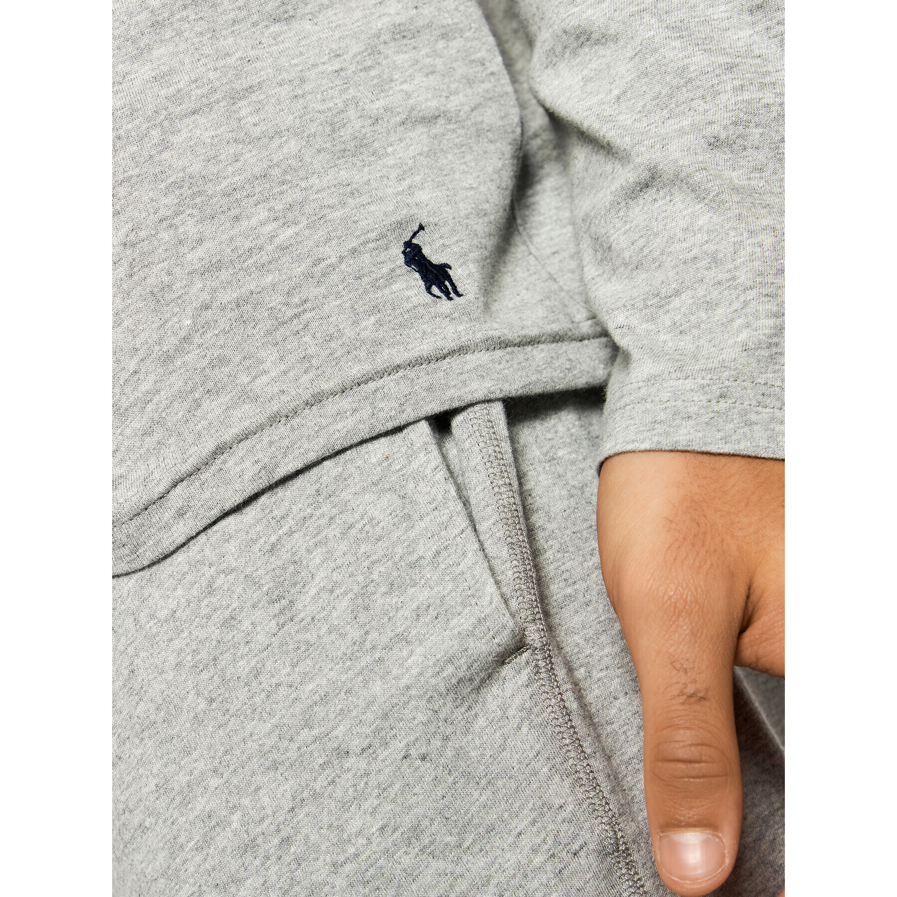 Polo Ralph Lauren Bluză 714844760002 Gri Regular Fit - Pled.ro