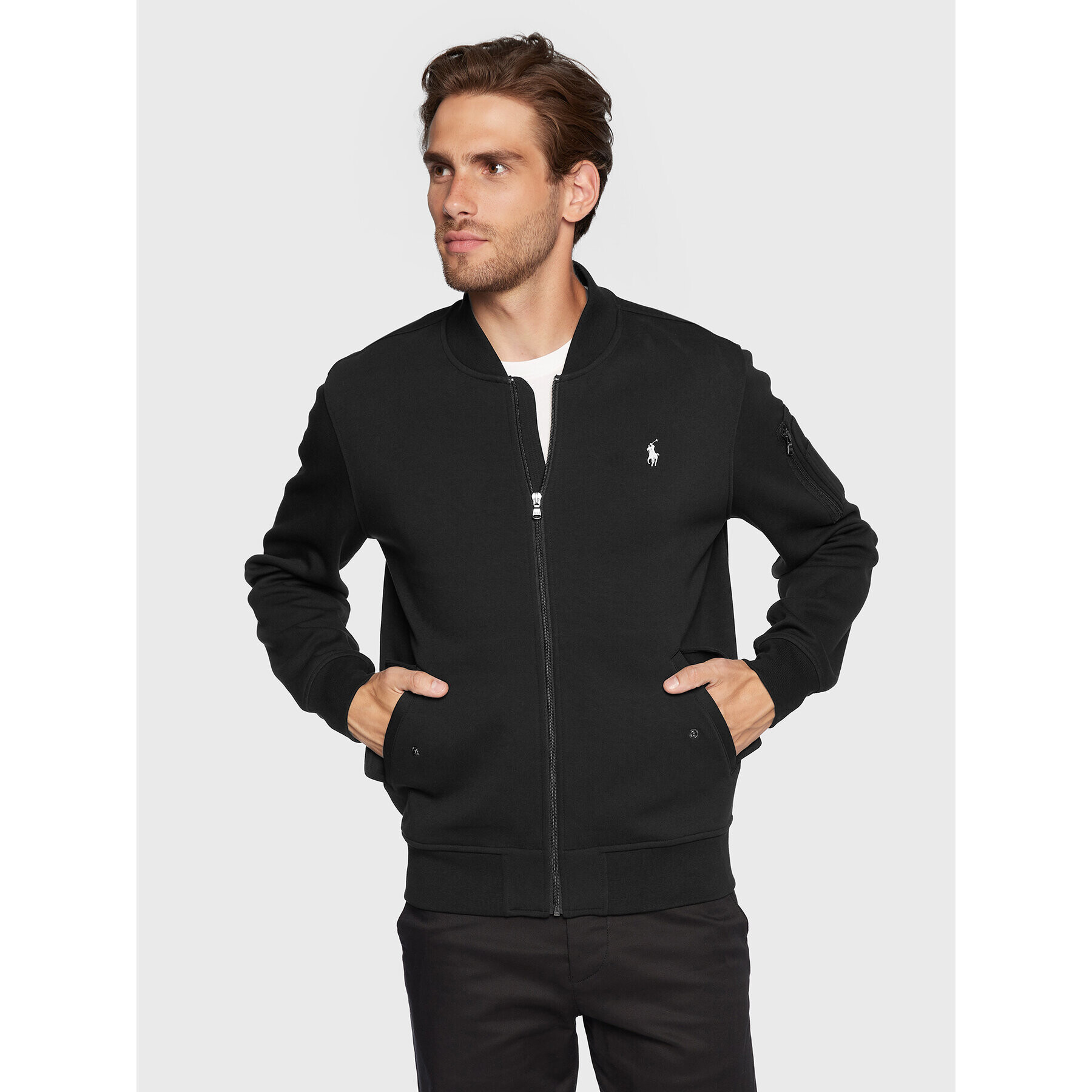 Polo Ralph Lauren Bluză 710881521002 Negru Regular Fit - Pled.ro