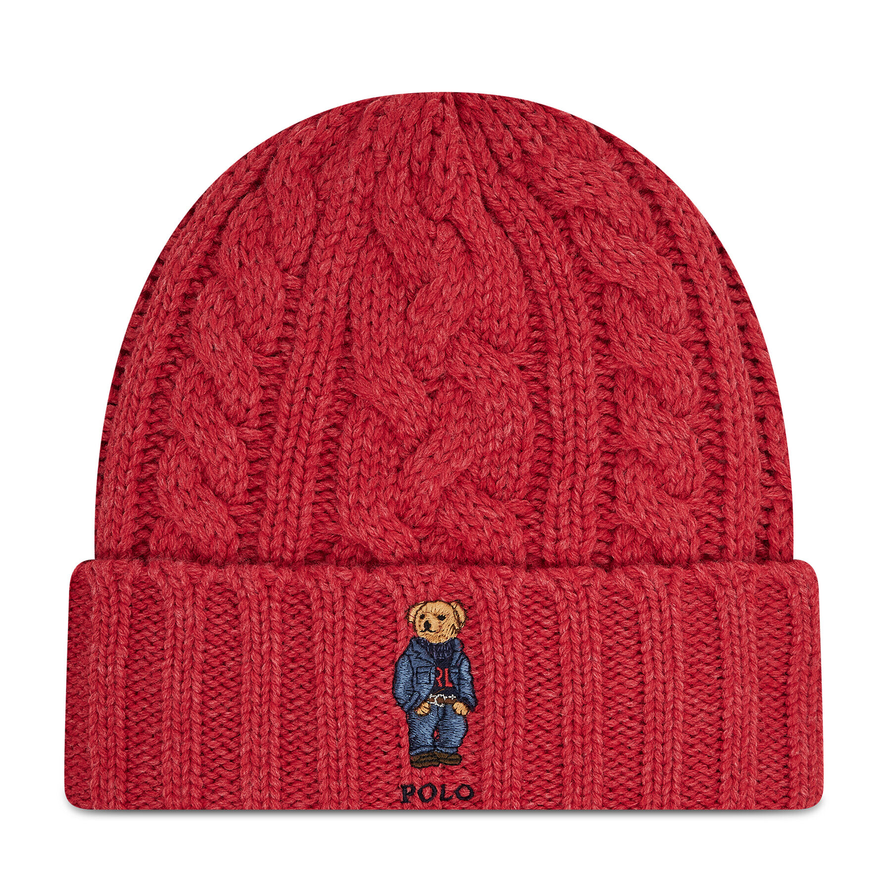 Polo Ralph Lauren Căciulă Recycled Bear Benie 449853939001 Roșu - Pled.ro