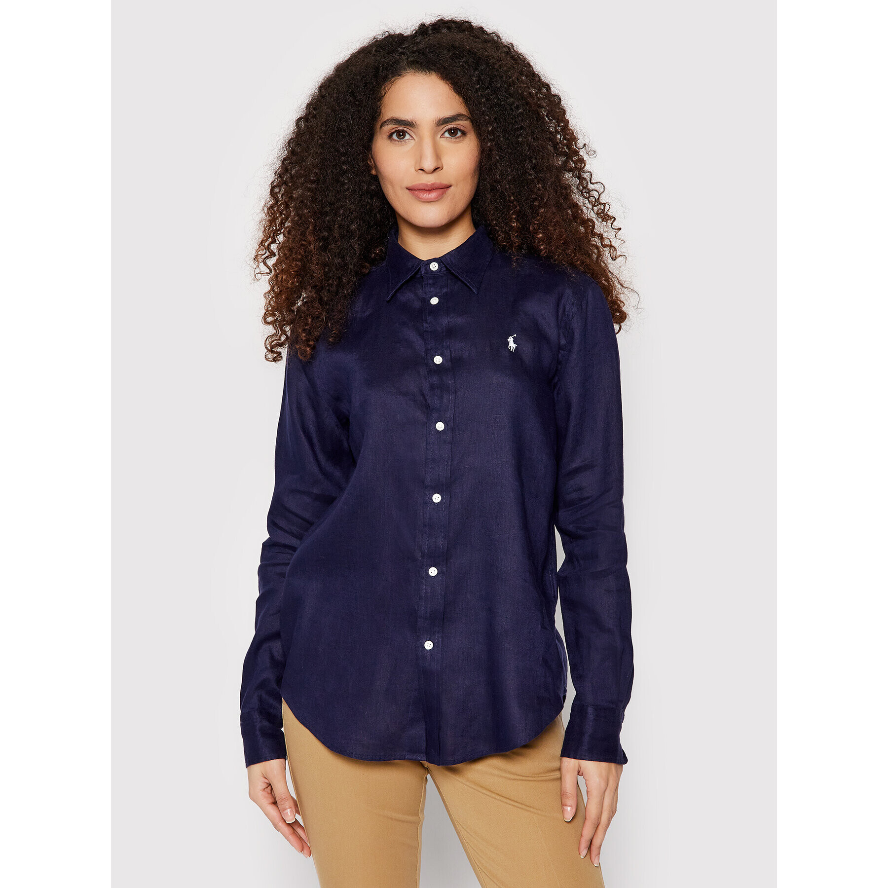 Polo Ralph Lauren Cămașă 211827658004 Bleumarin Relaxed Fit - Pled.ro