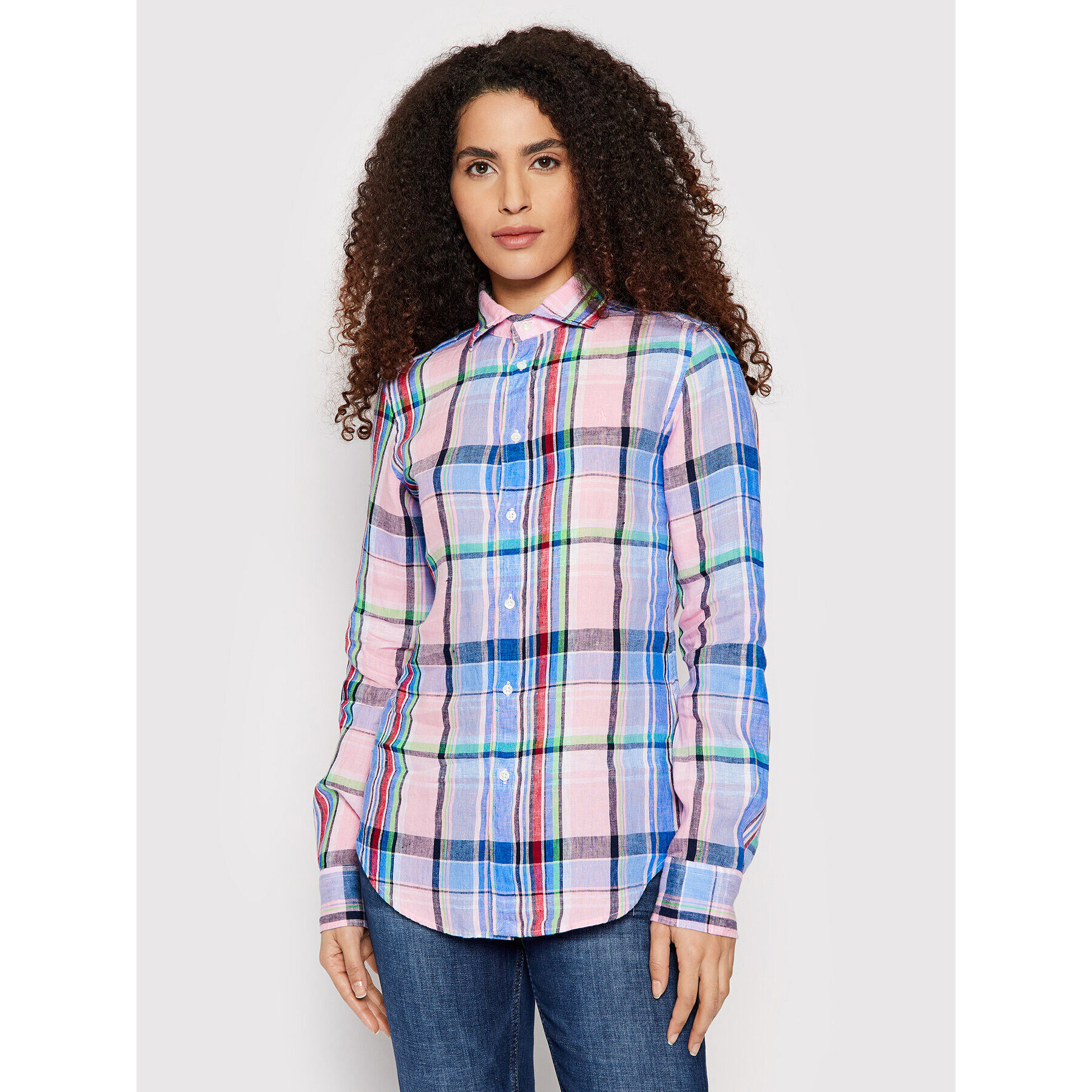 Polo Ralph Lauren Cămașă 211827695007 Colorat Classic Fit - Pled.ro