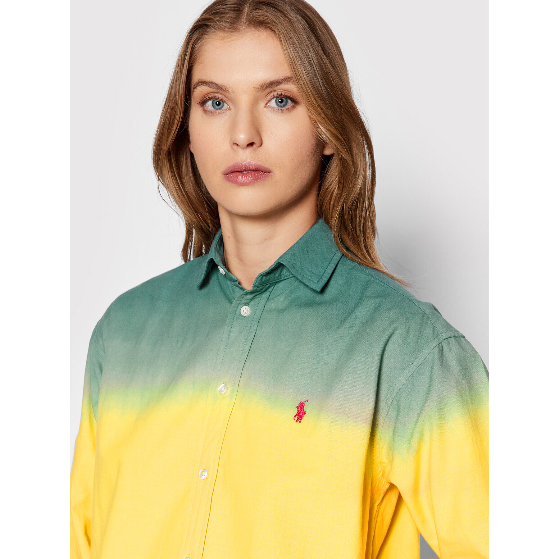 Polo Ralph Lauren Cămașă 211859355001 Colorat Relaxed Fit - Pled.ro